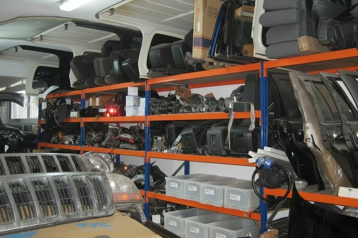 american vehicle interior and body parts stock