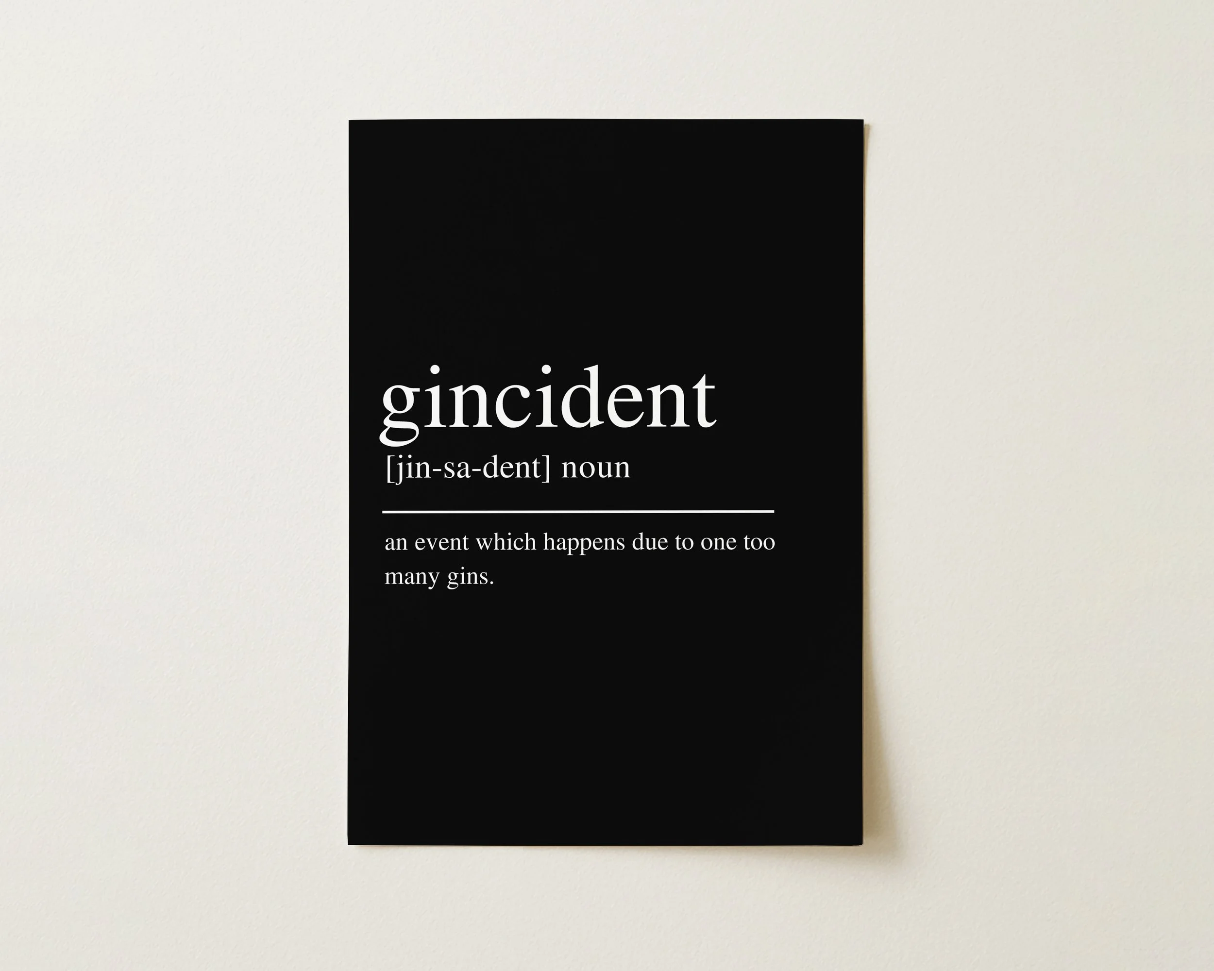 Definitions: Gincident
