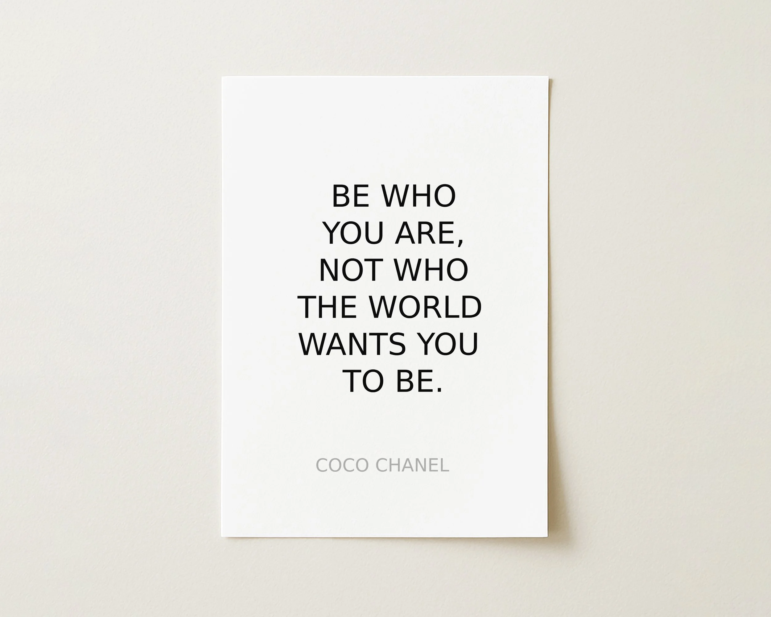 Chanel: Be Who You Are
