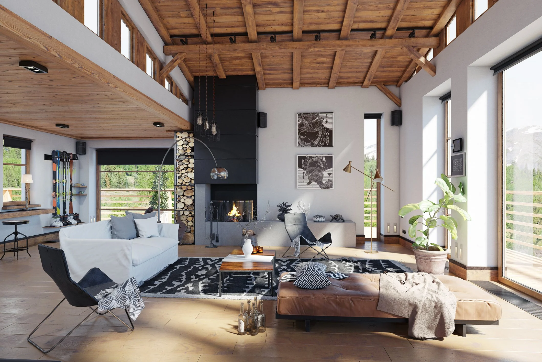 Modern home interior representing lifestyle-focused wealth planning