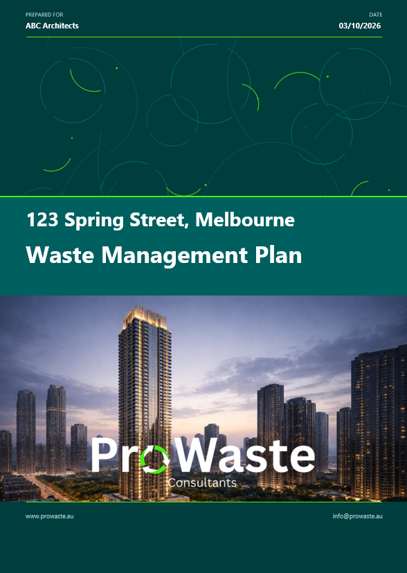 Sample Waste Management Plan