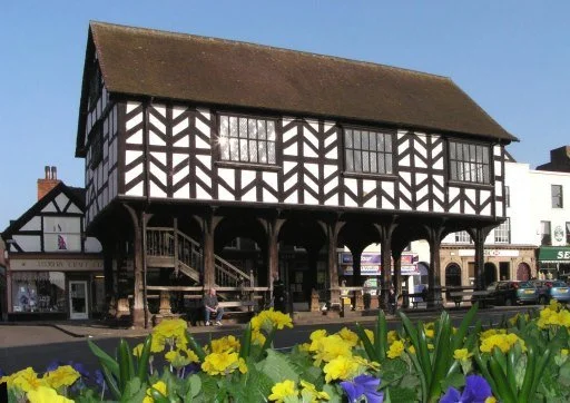Ledbury Market Hall close to Barton Court