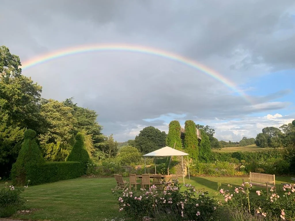 Rainbow over the lan