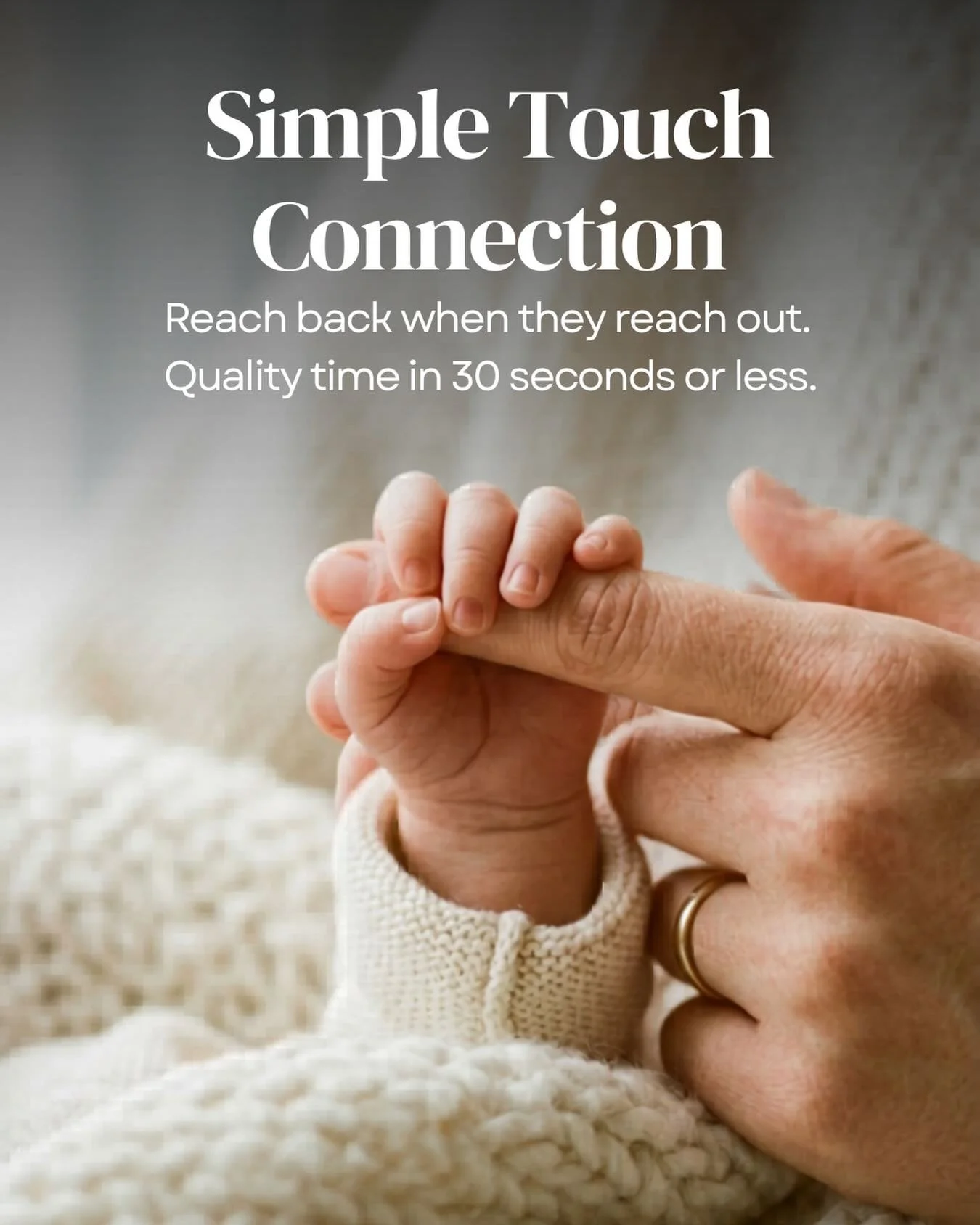 You don&rsquo;t need a &ldquo;perfectly Pinterest&rdquo; hour of floor play to be a connected parent.

When your brain is buzzing with a thousand to-do lists, the idea of &ldquo;quality time&rdquo; can feel like just another chore you&rsquo;re failin