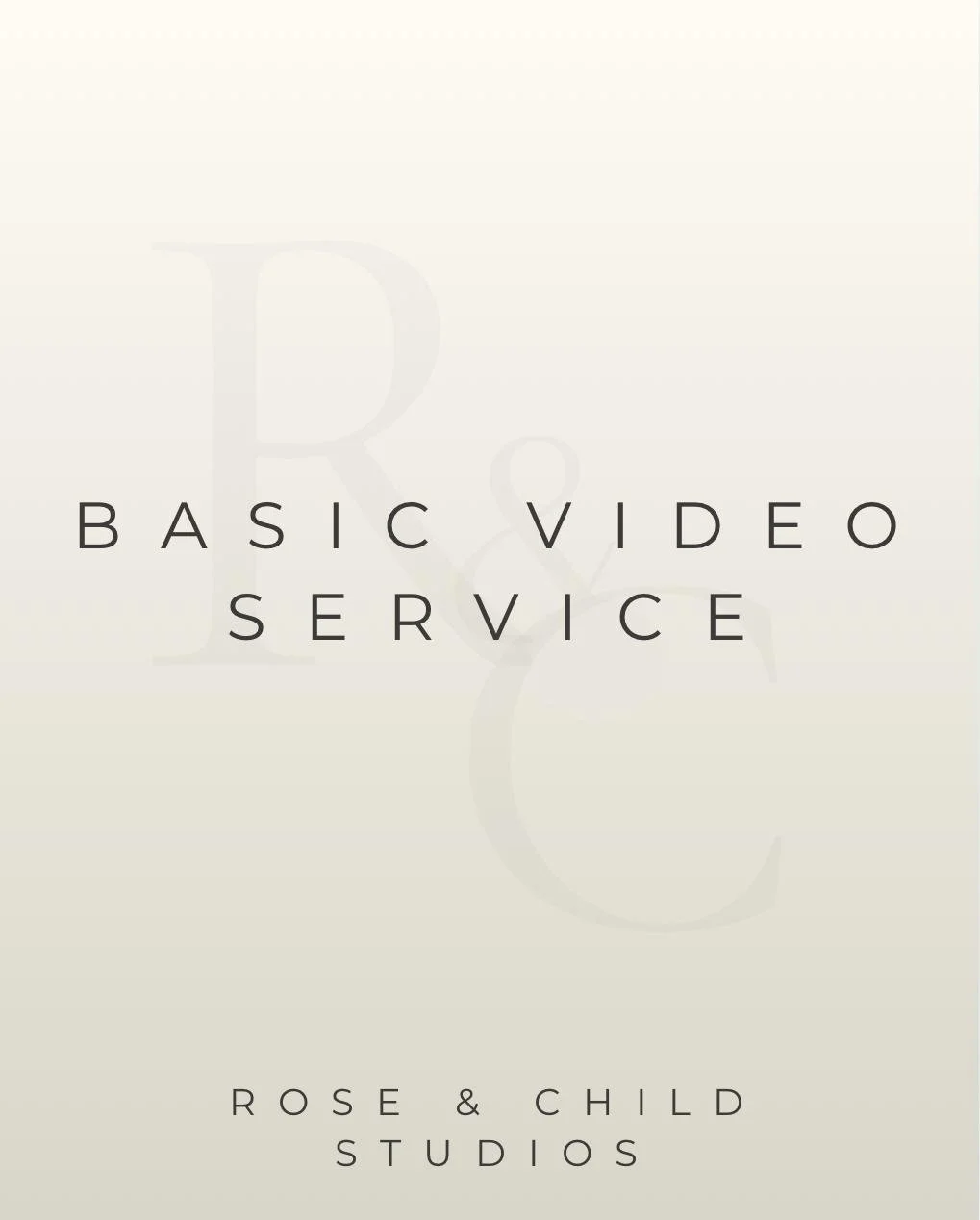 Basic Video Service