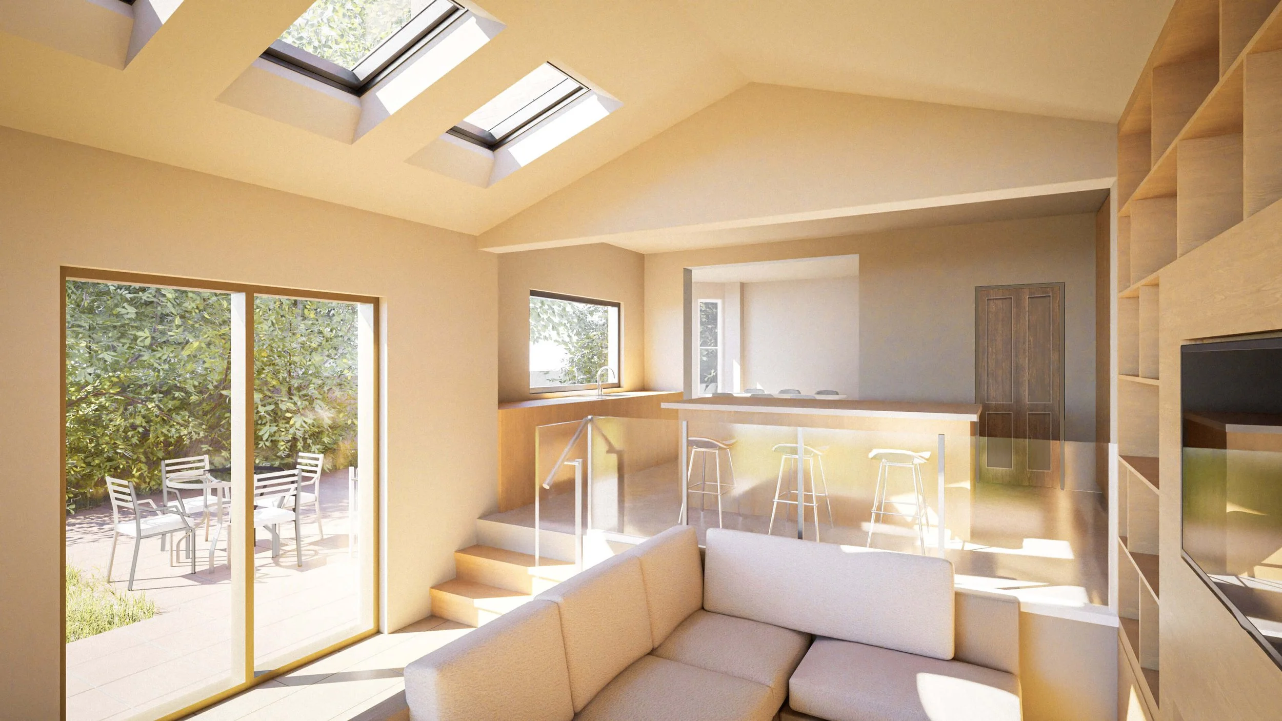 Interior living space - planning permission Manchester