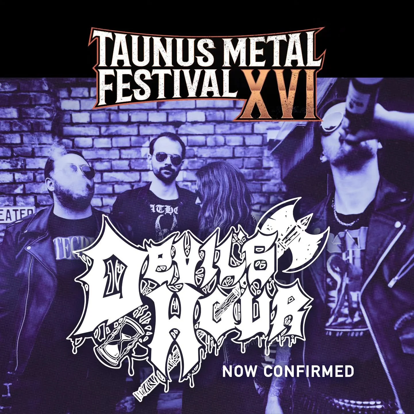 Die Band Devil&rsquo;s Hour steht f&uuml;r energiegeladenen Heavy Black &rsquo;n&rsquo; Punk.
Aus dem Rhein-Main-Gebiet stammend, verbinden sie rasende Riffs, rauen Gesang und treibende Beats zu einem kompromisslosen Sound.
Ihre Musik ist laut, direk