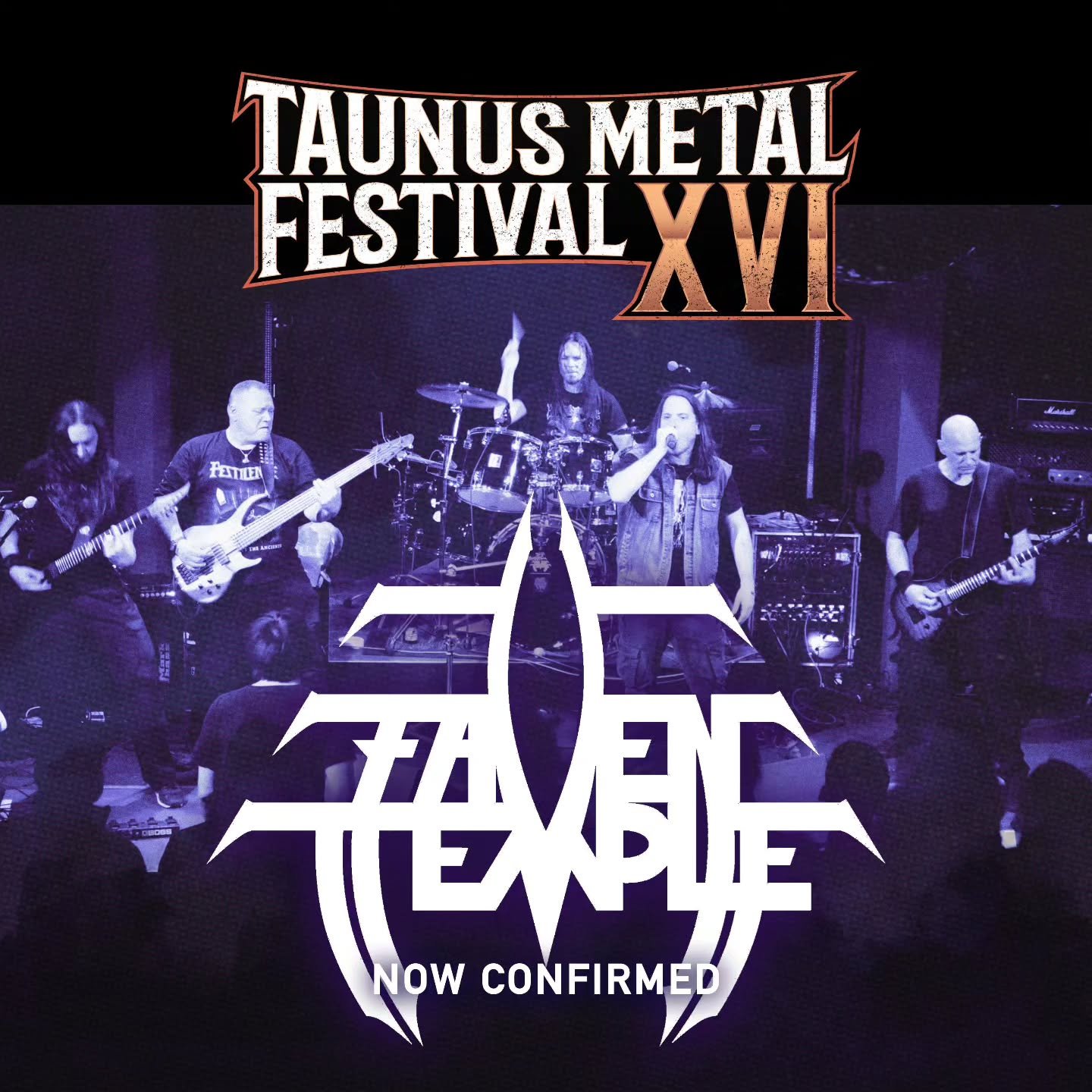 Als Nachr&uuml;cker, die zweitplatzierten des "Battle of the Boars" 2025!
Fallen Temple stehen f&uuml;r Energie. Gekn&uuml;ppel. Melodien sowie Thrash n&rsquo; Death!
Die Jungs aus Riedstadt sind bereits seit 2005 auf den B&uuml;hnen dieser