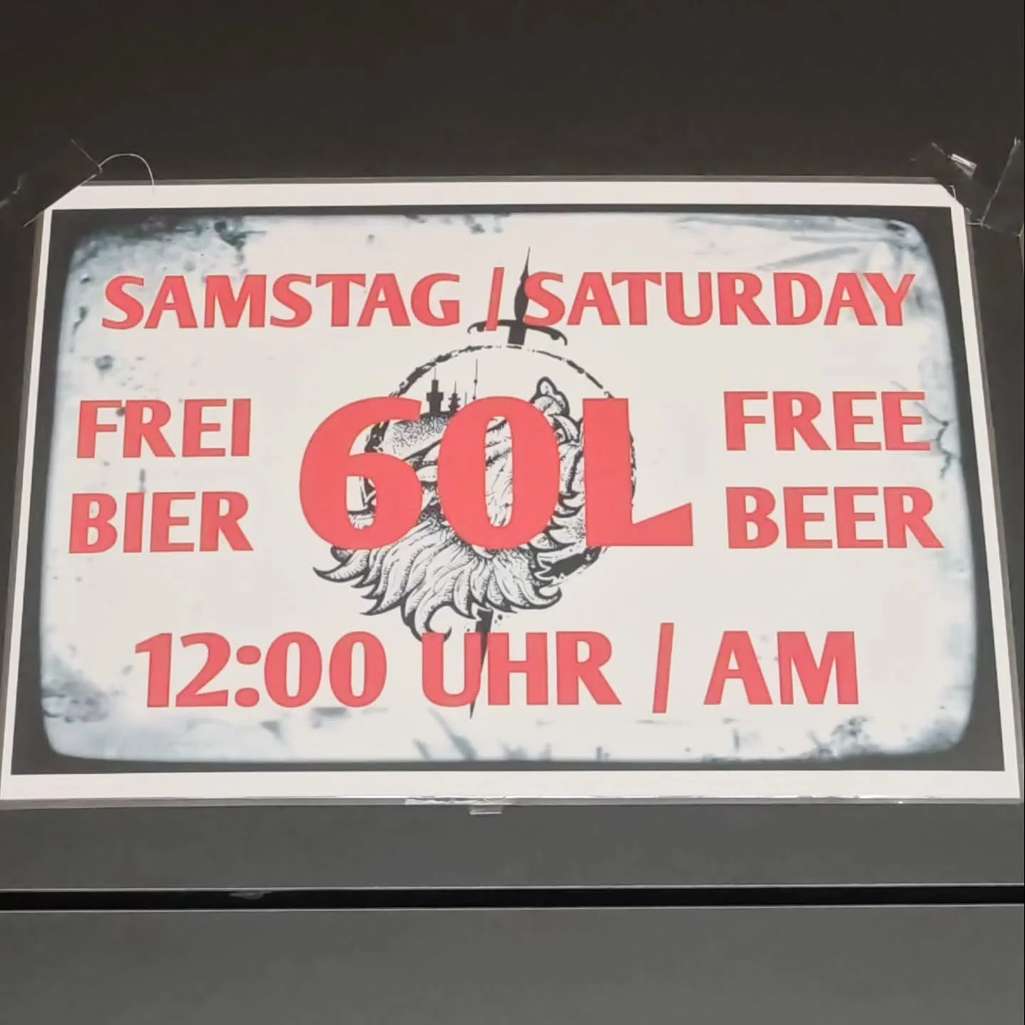 Ab 12 gibt's FREIBIER!!