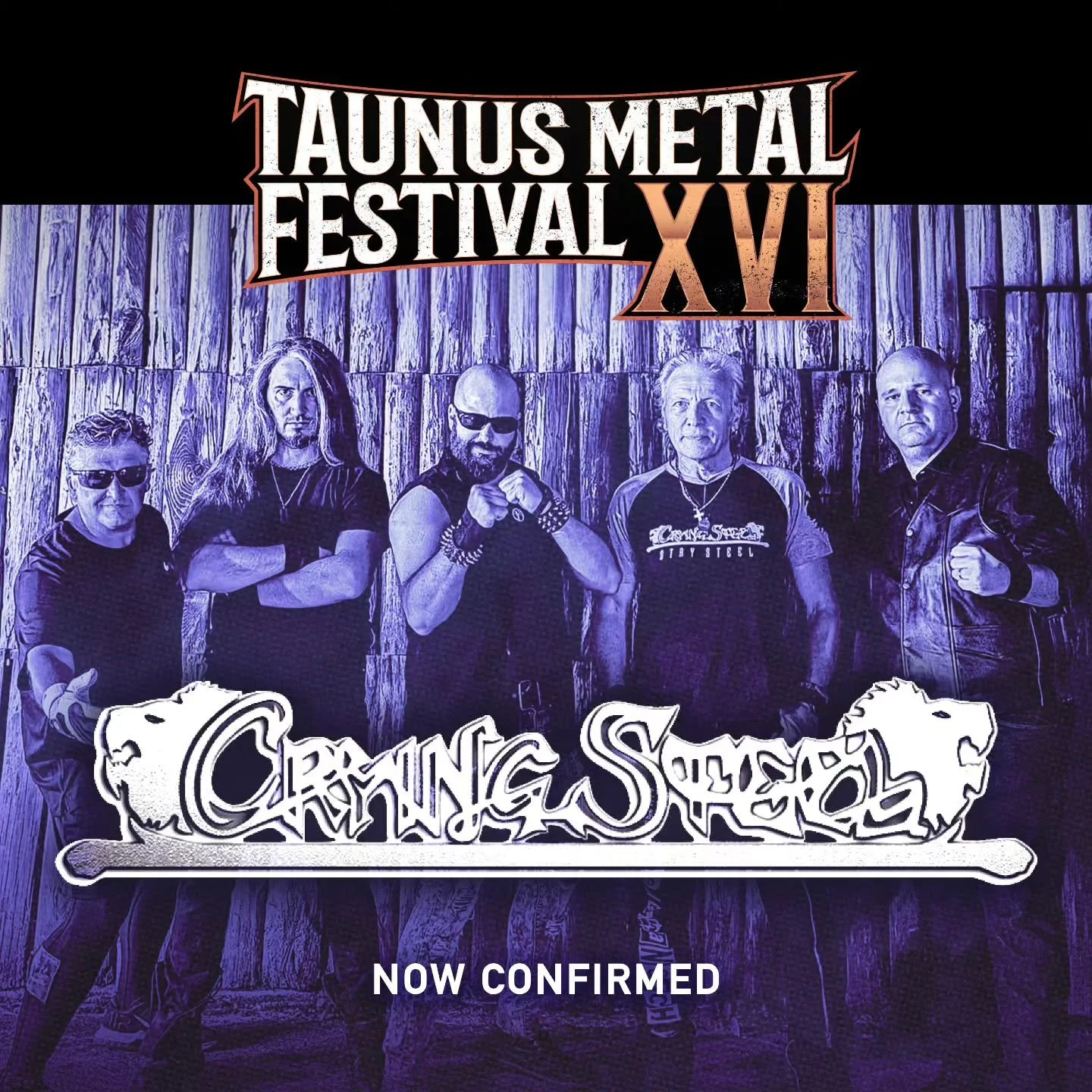 Crying steel spielt 20 Minuten eher!!
16 Uhr!!

Crying Steel plays 20 minutes earlier!!
4 PM!!