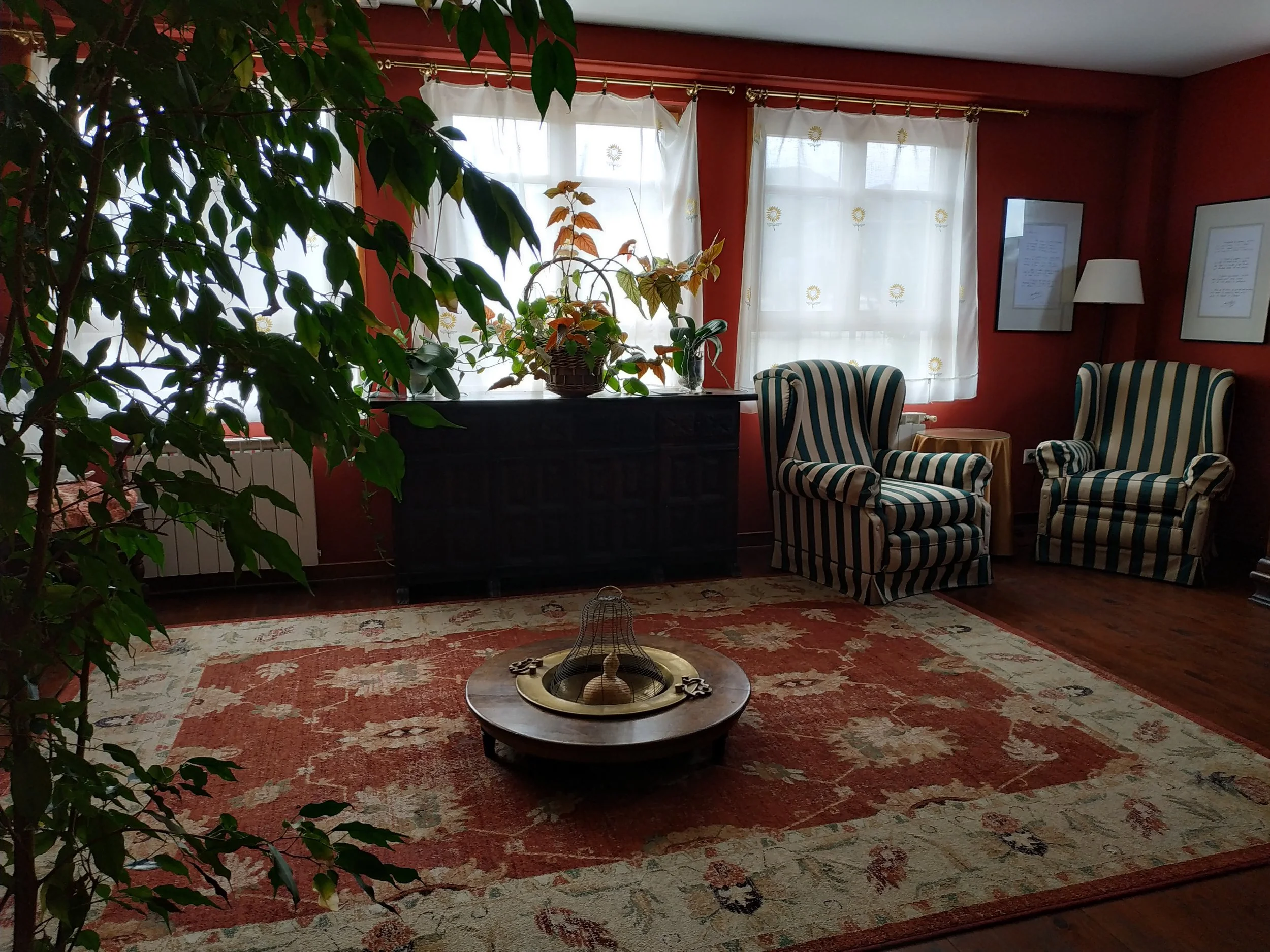 Biblioteca de hotel rural la peregrina