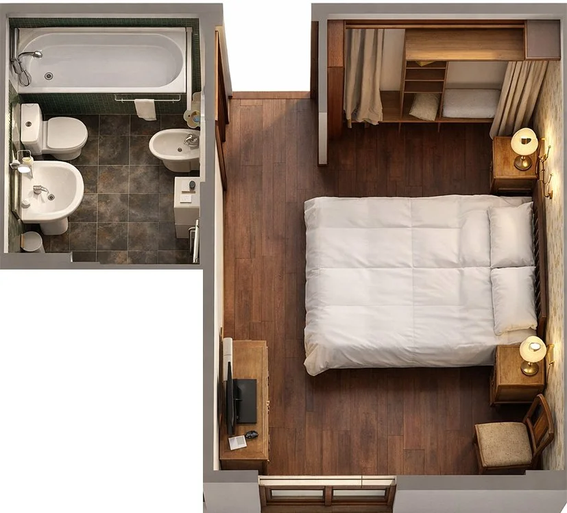 Habitación doble la peregrina