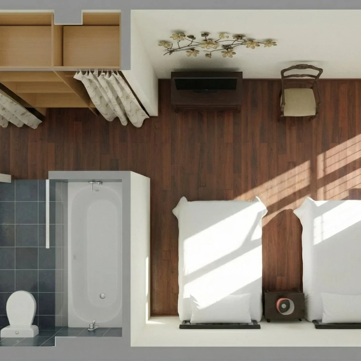 habitaciõn doble superior la peregrina