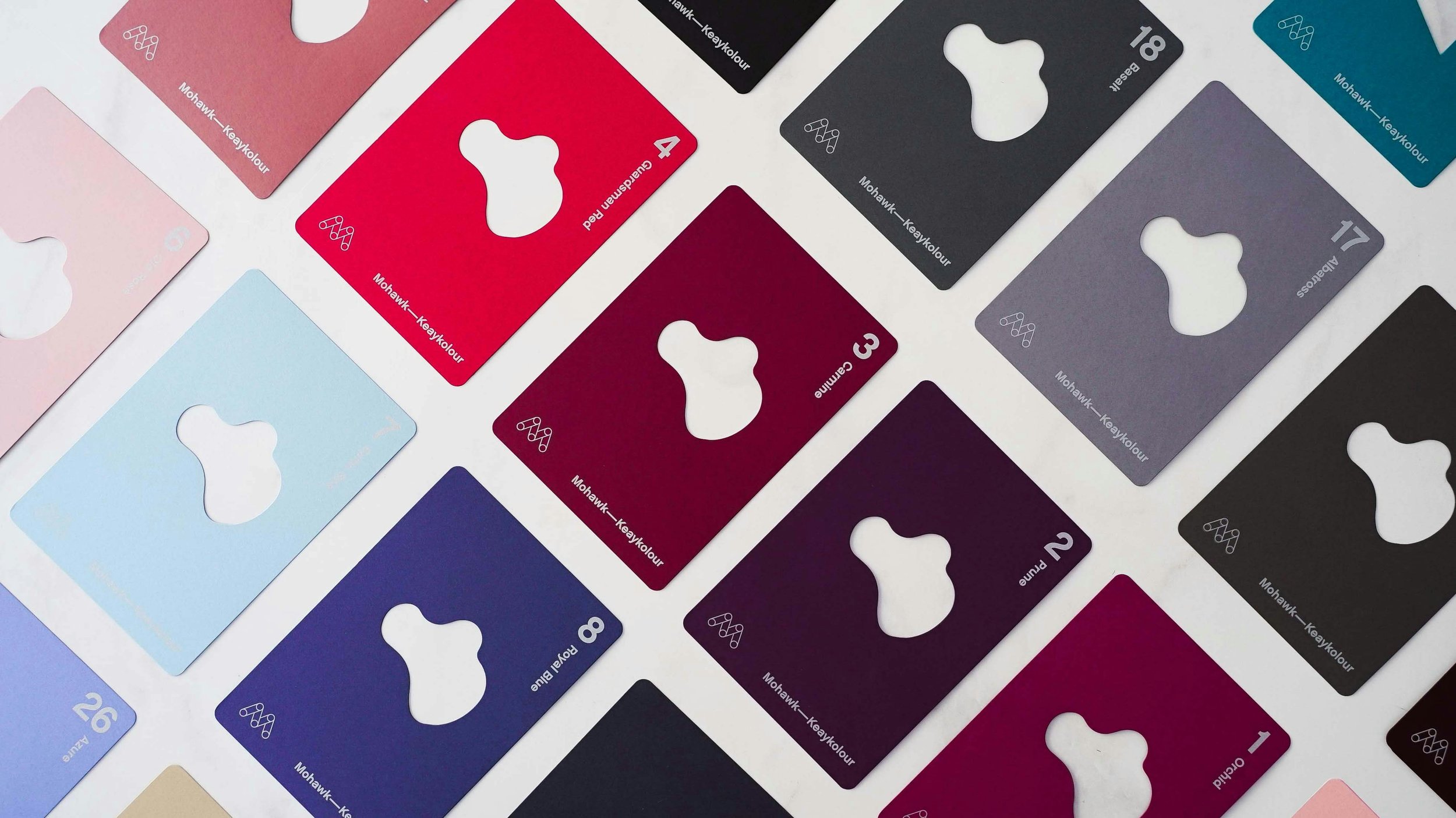 kleurfiches van keyacolor