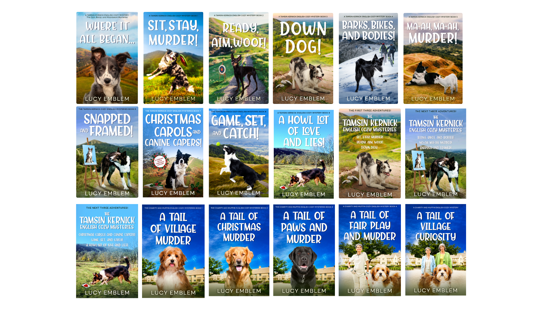 Lucy Emblem Cozy Mystery book collections