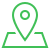 Simple green location pin icon.