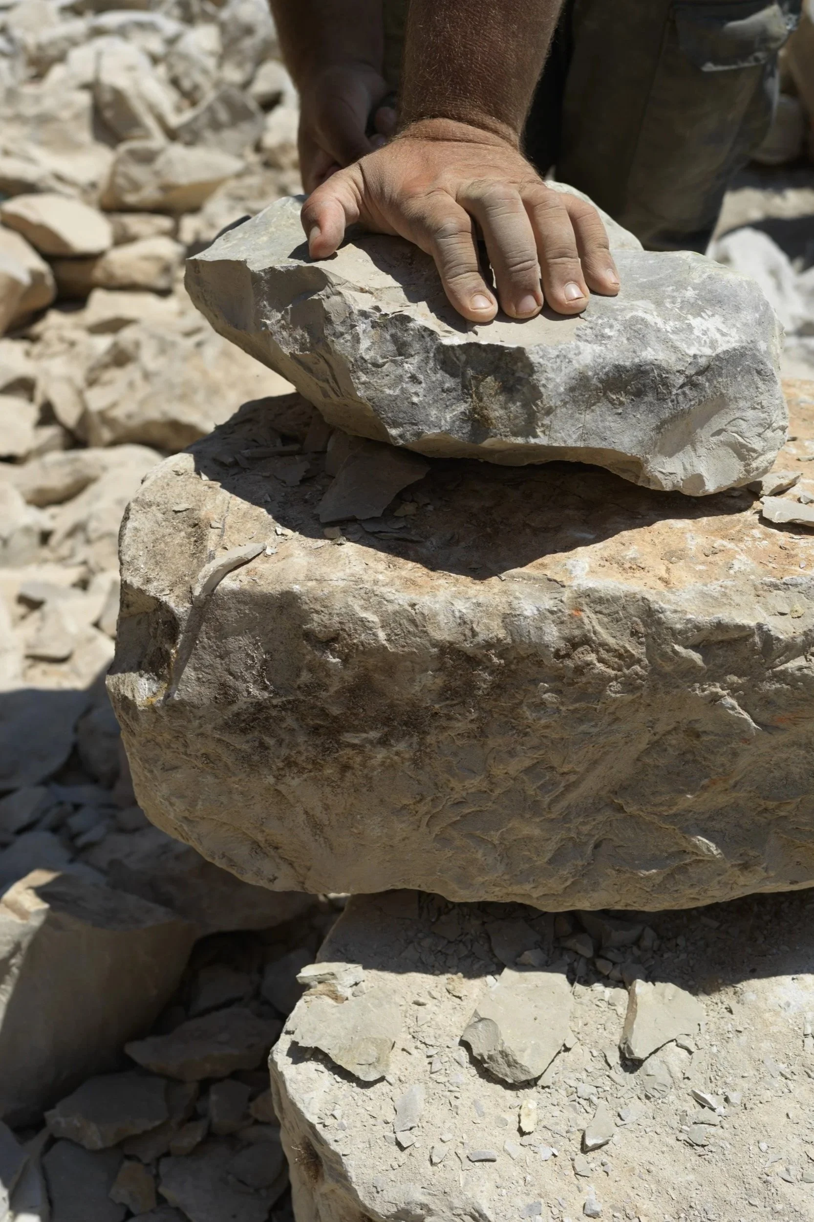 stone construction detail