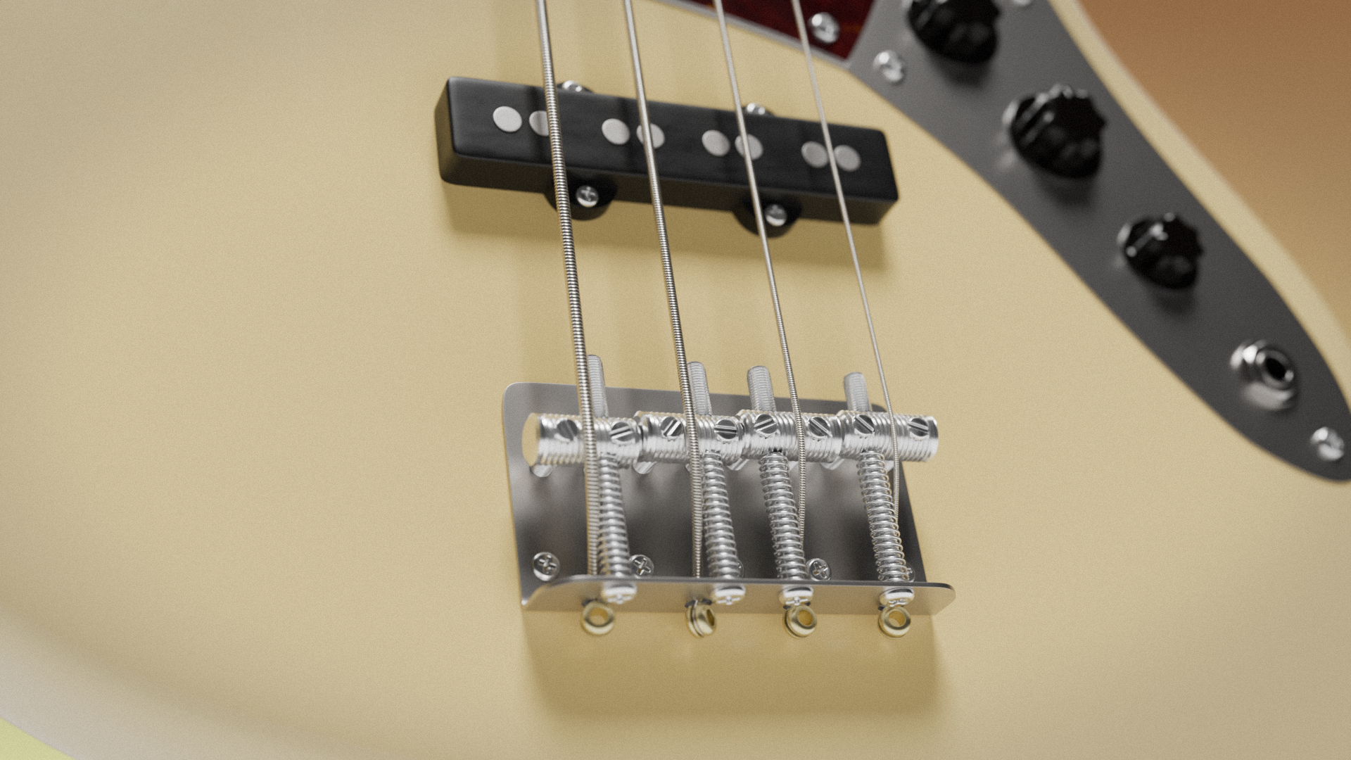 3D model bass thumbnail