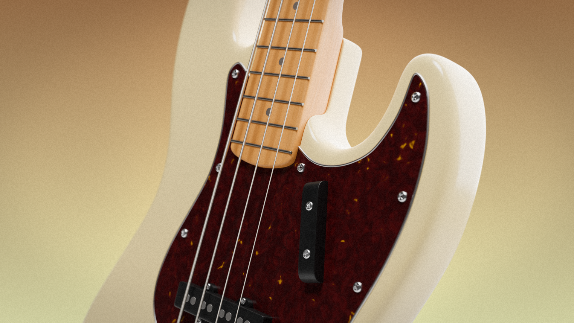 3D model bass thumbnail