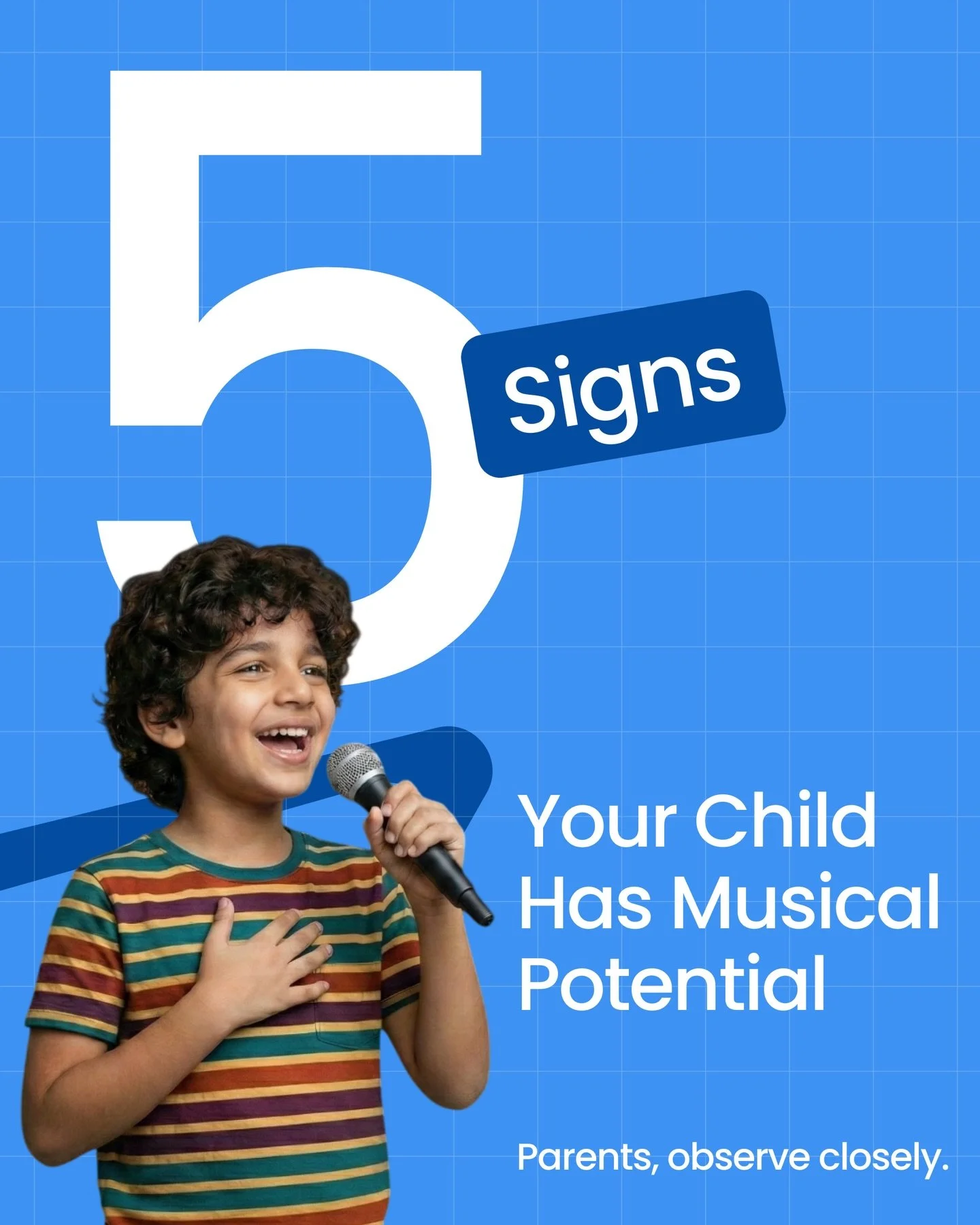 🎵 That hum your child does randomly? It might be more than just a habit.
Most parents miss the signs &mdash; but musical potential shows up early, in the quietest moments.
Does your child hum without realizing it? Tap their feet to every beat? Sing 