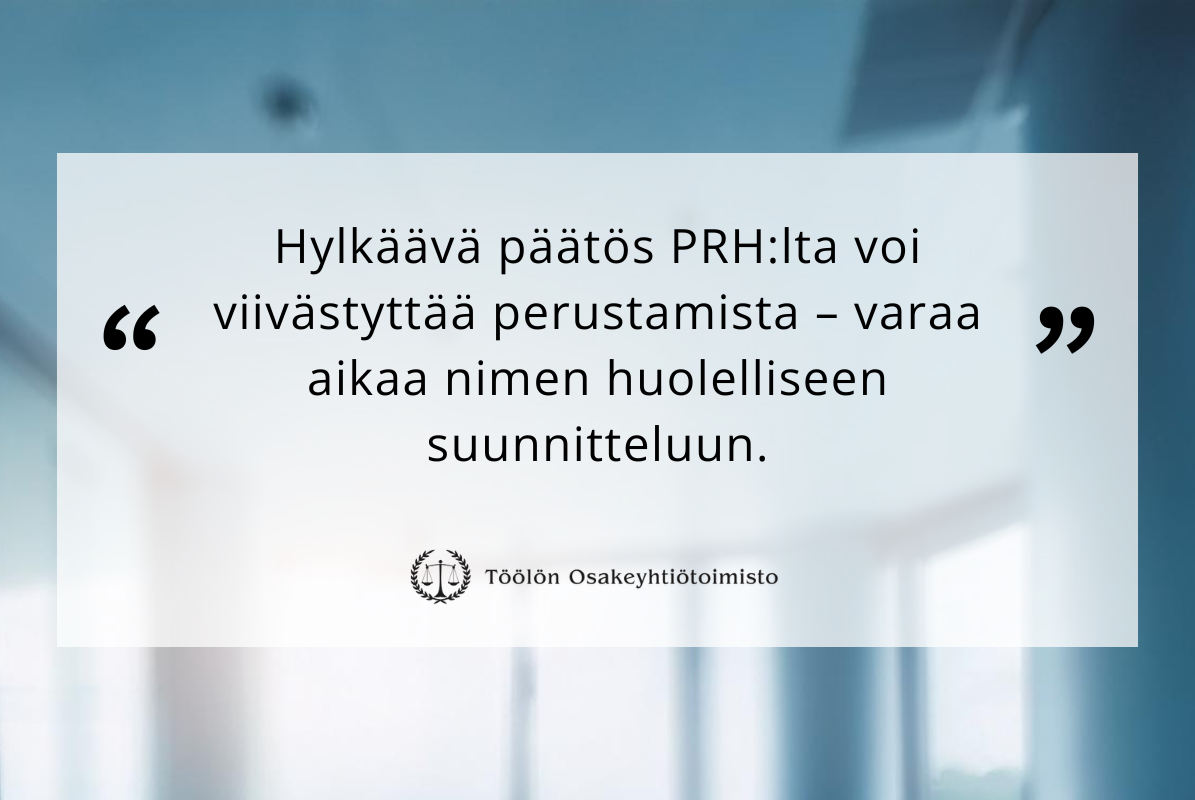 Yrityksen logo ja visuaalinen ilme valitun nimen tukena
