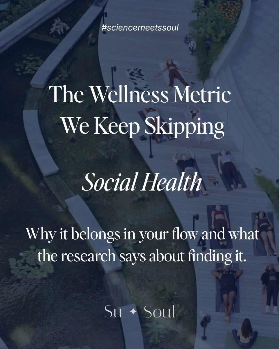 Your wellness routine might be missing something.

We track our steps, our sleep, our water intake but rarely who we&rsquo;re moving with. Turns out that might be the most important number of all.

Research says weak social connection carries a healt