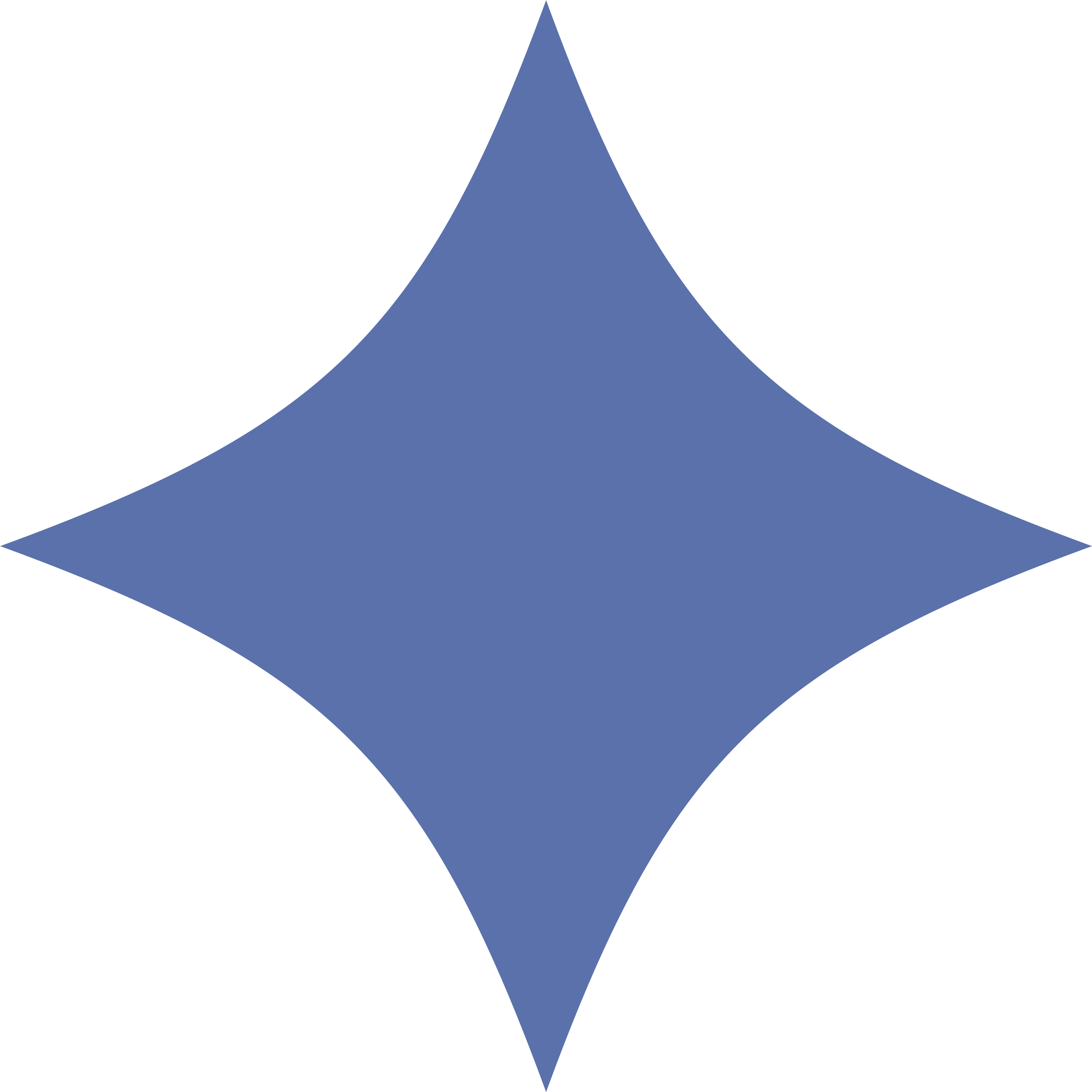 A diamond-shaped emblem divided into four sections with a blue central area and black surrounding sections.