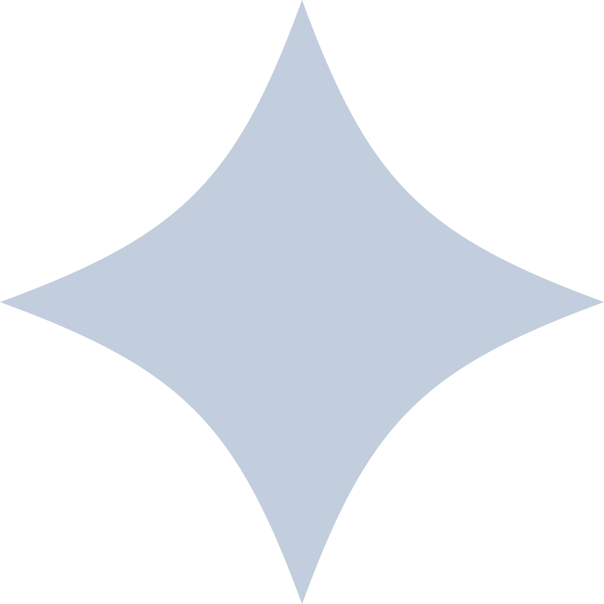 A stylized diamond shape with a blue center and black edges, set against a black background.