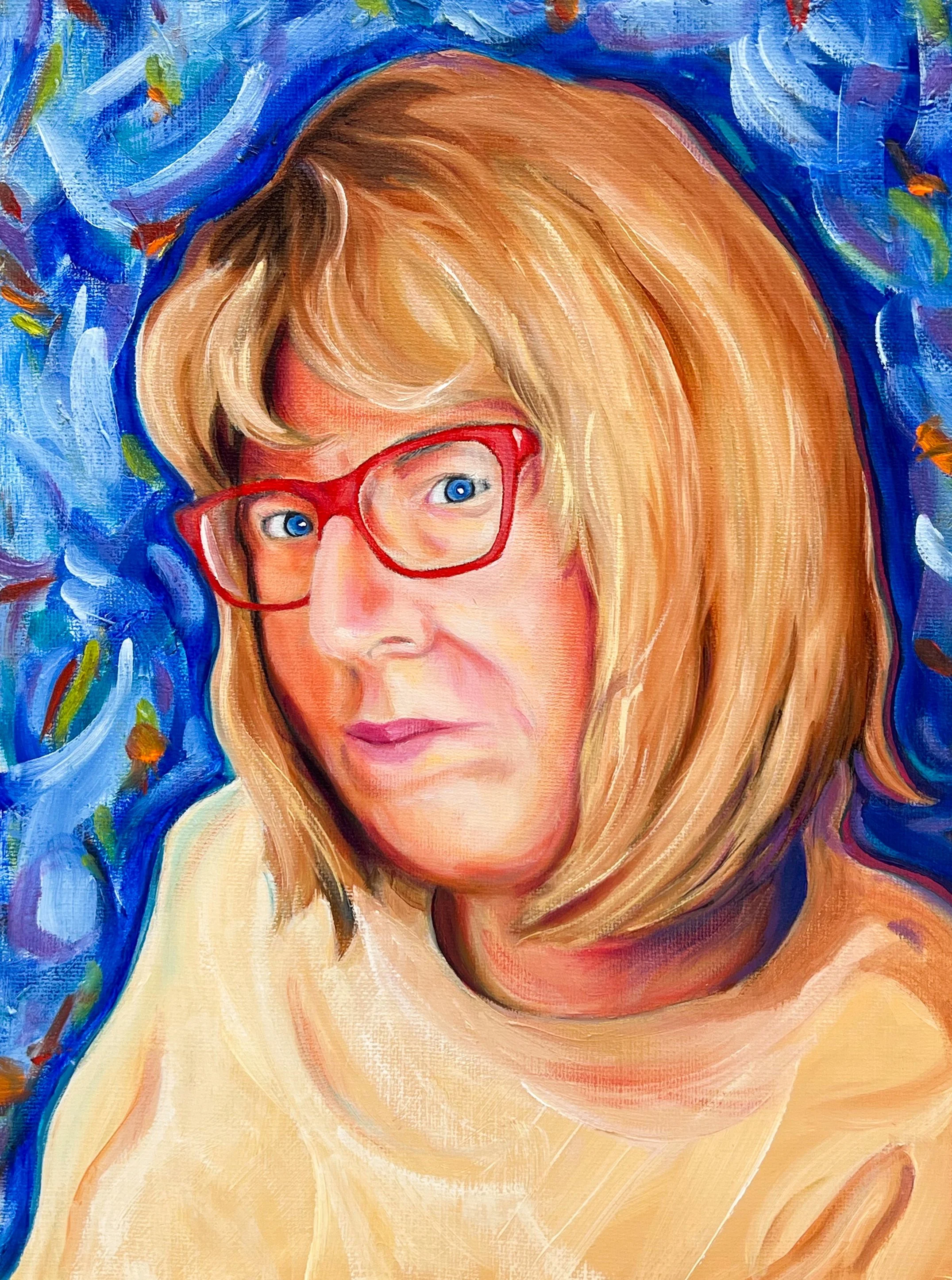 UNDAUNTED, 9" x `12", Oil on Linen, 2023 - UNAVAILABLE