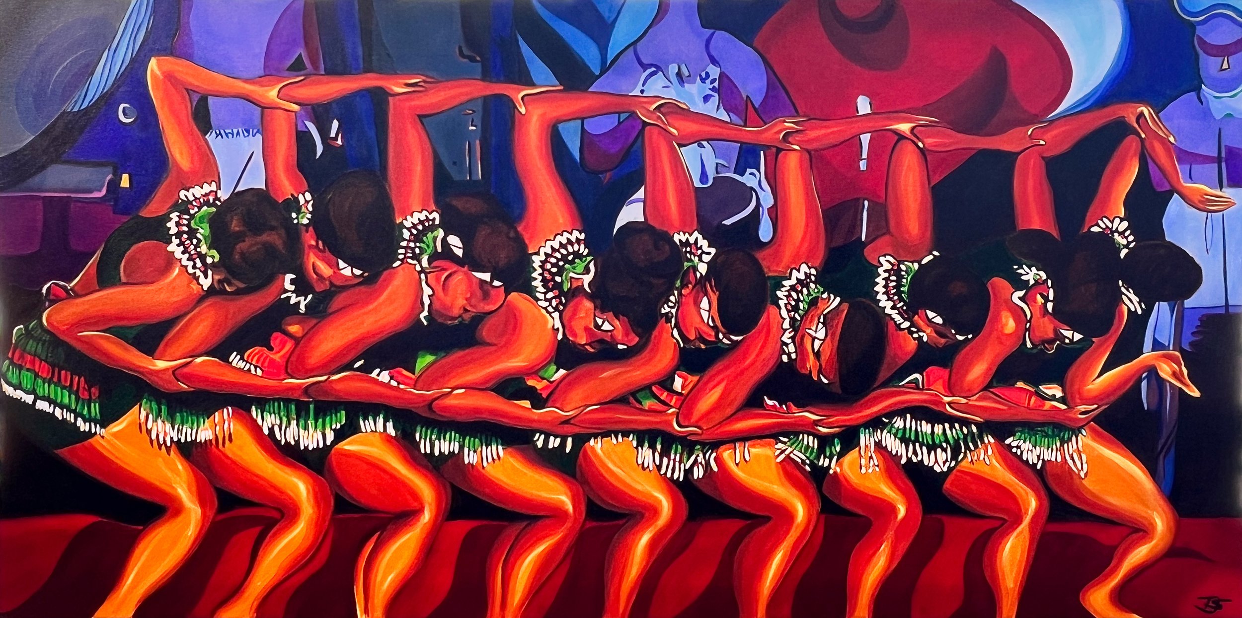DOMBA DANCE, 24" x 48", Oil on Canvas, 2026