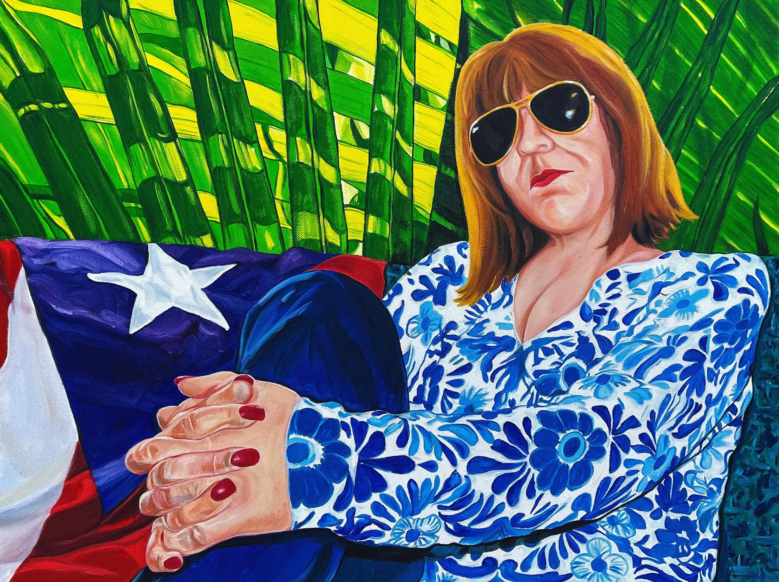 PR PRIDEFUL, 18" x 24", Oil on Canvas, 2024