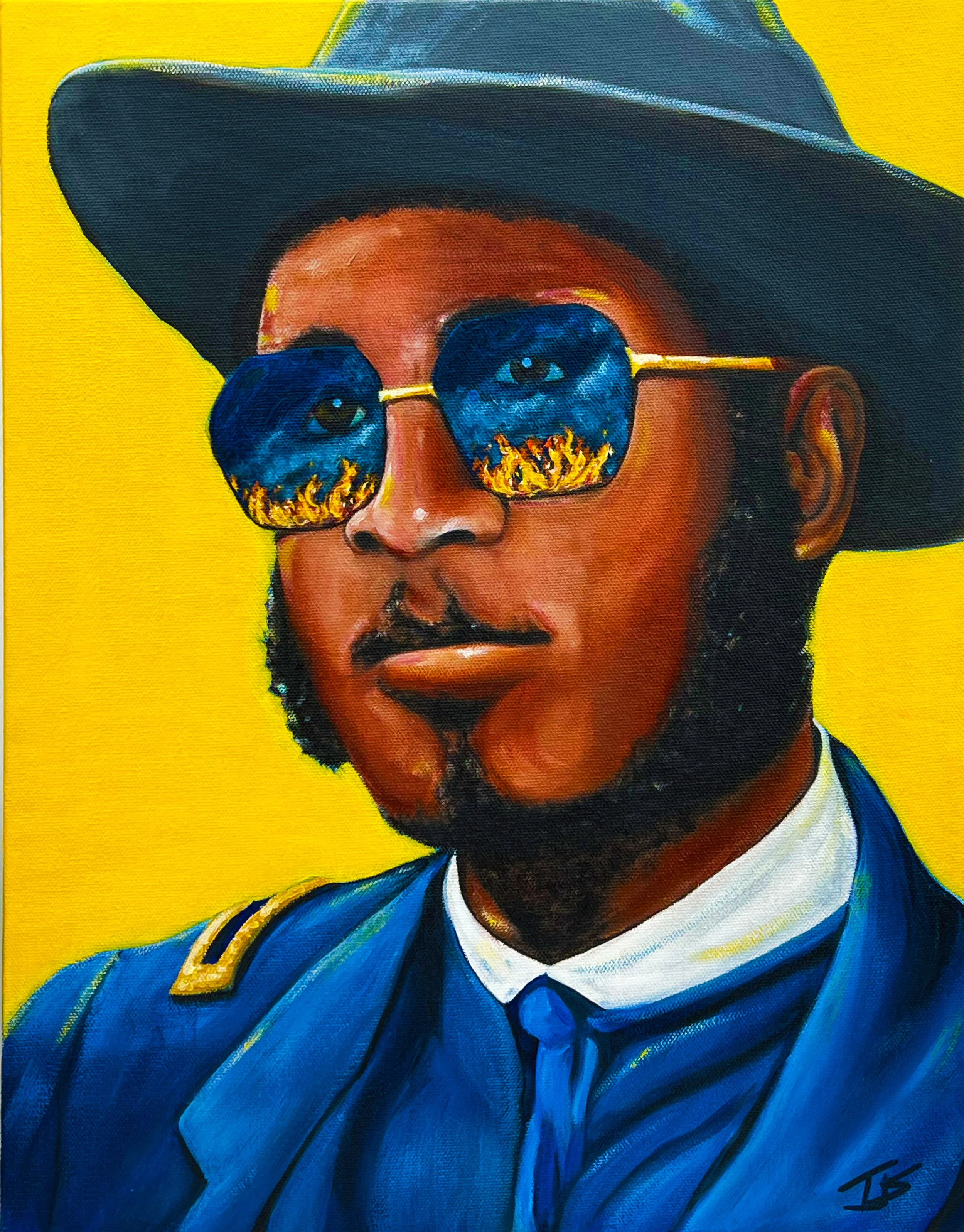 MINE EYES HAVE SEEN!, 14" x 18", Oil on Canvas, 2022