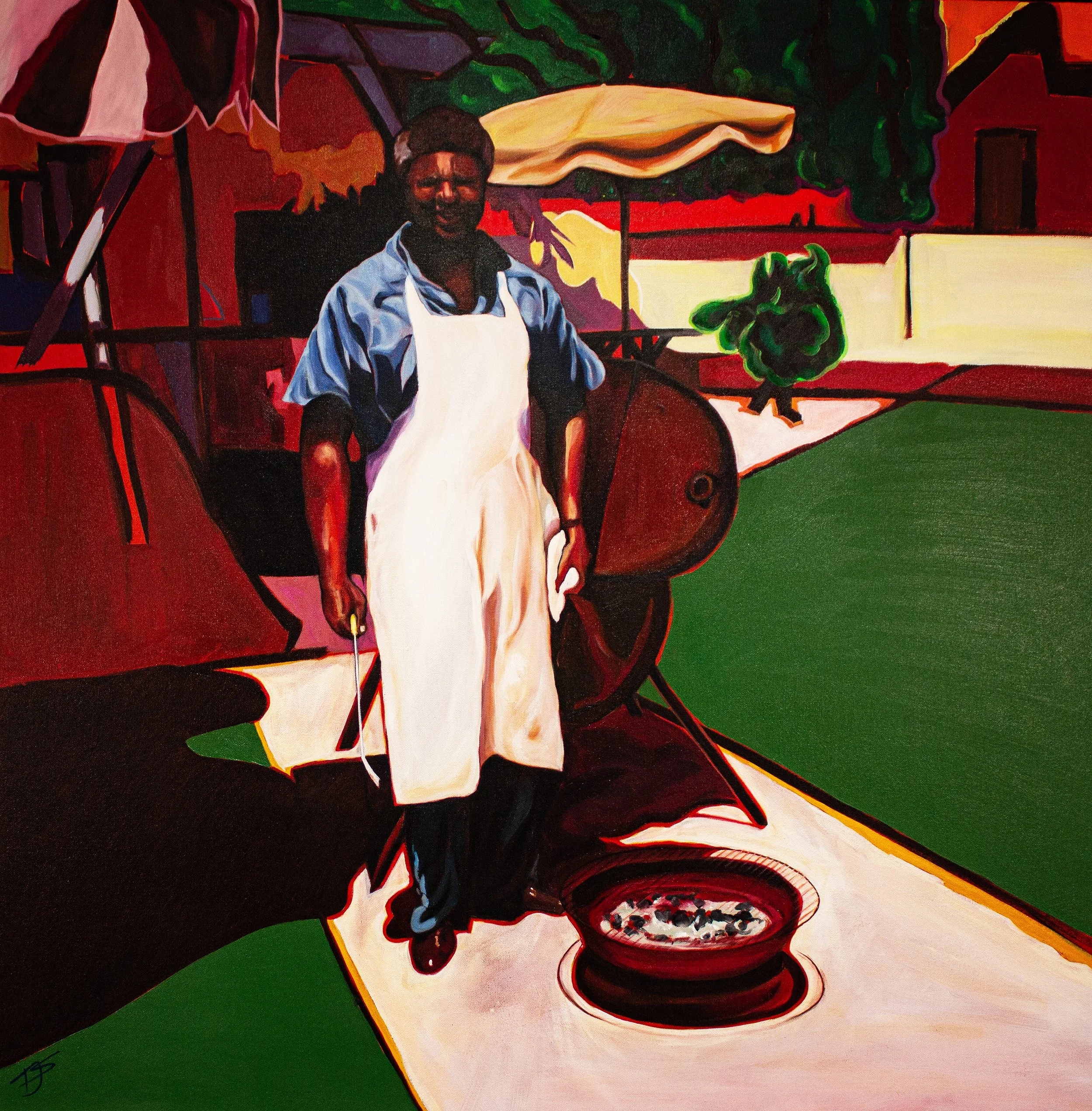 WHEN YOU KNOW, 36" x 36", Oil on Canvas, 2025