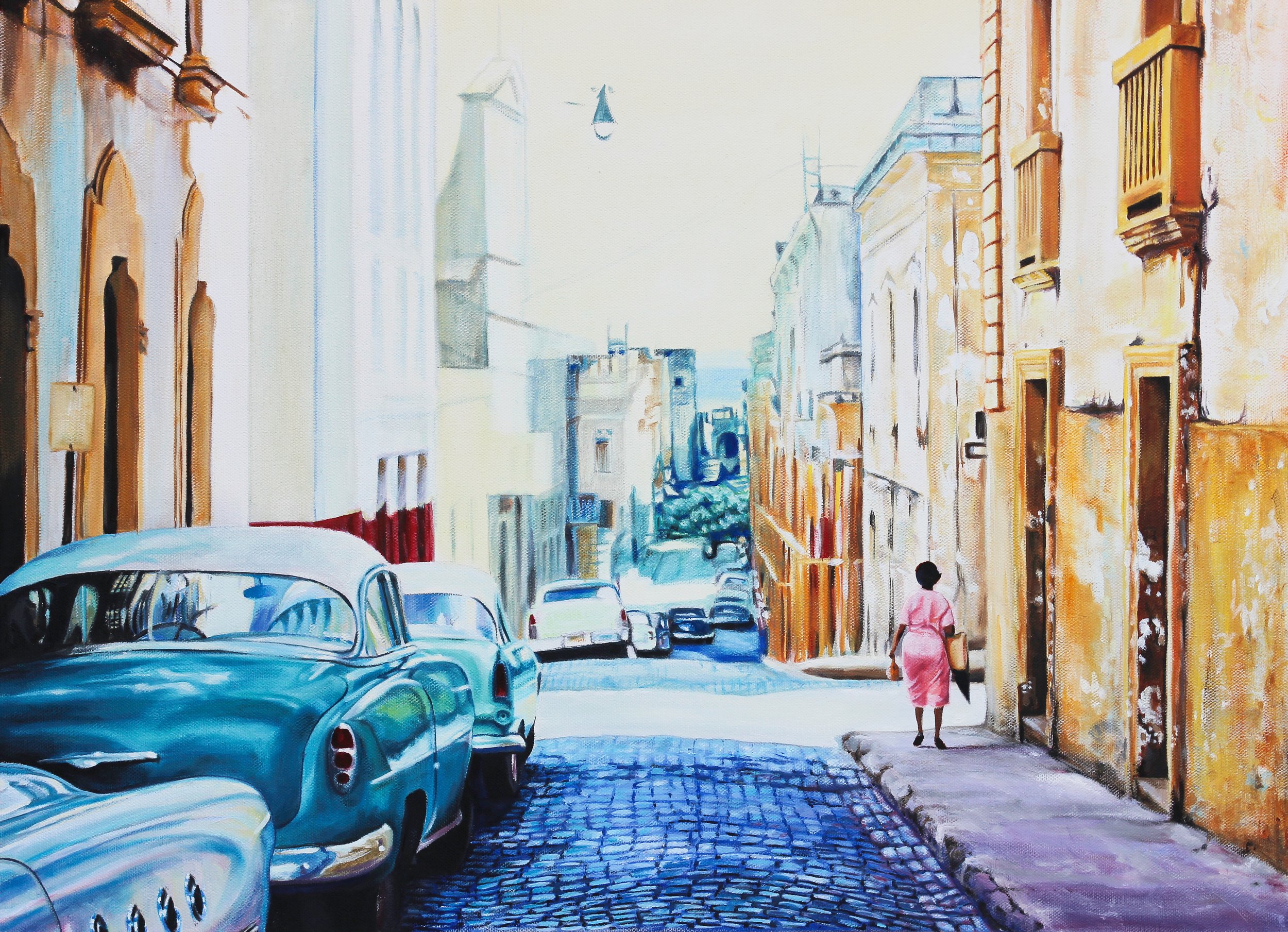 TODAY, I'LL WALK, 18" x 24", Oil on Canvas, 2024 - UNAVAILABLE