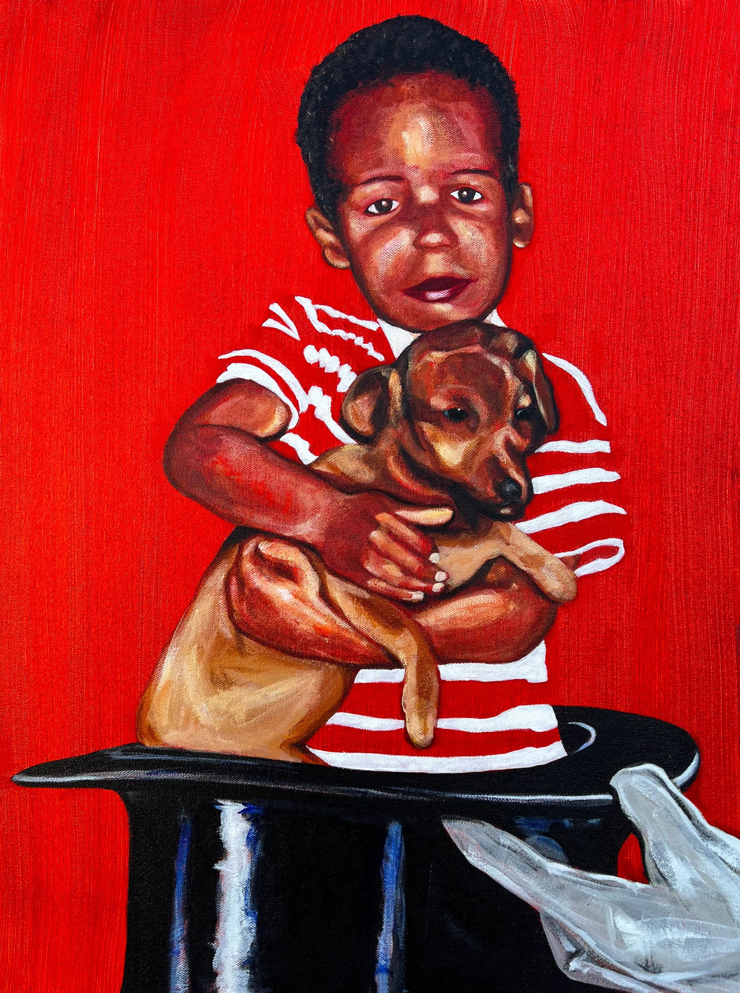 MIRACLE, 18" x 24", Acrylic on Canvas, 2024