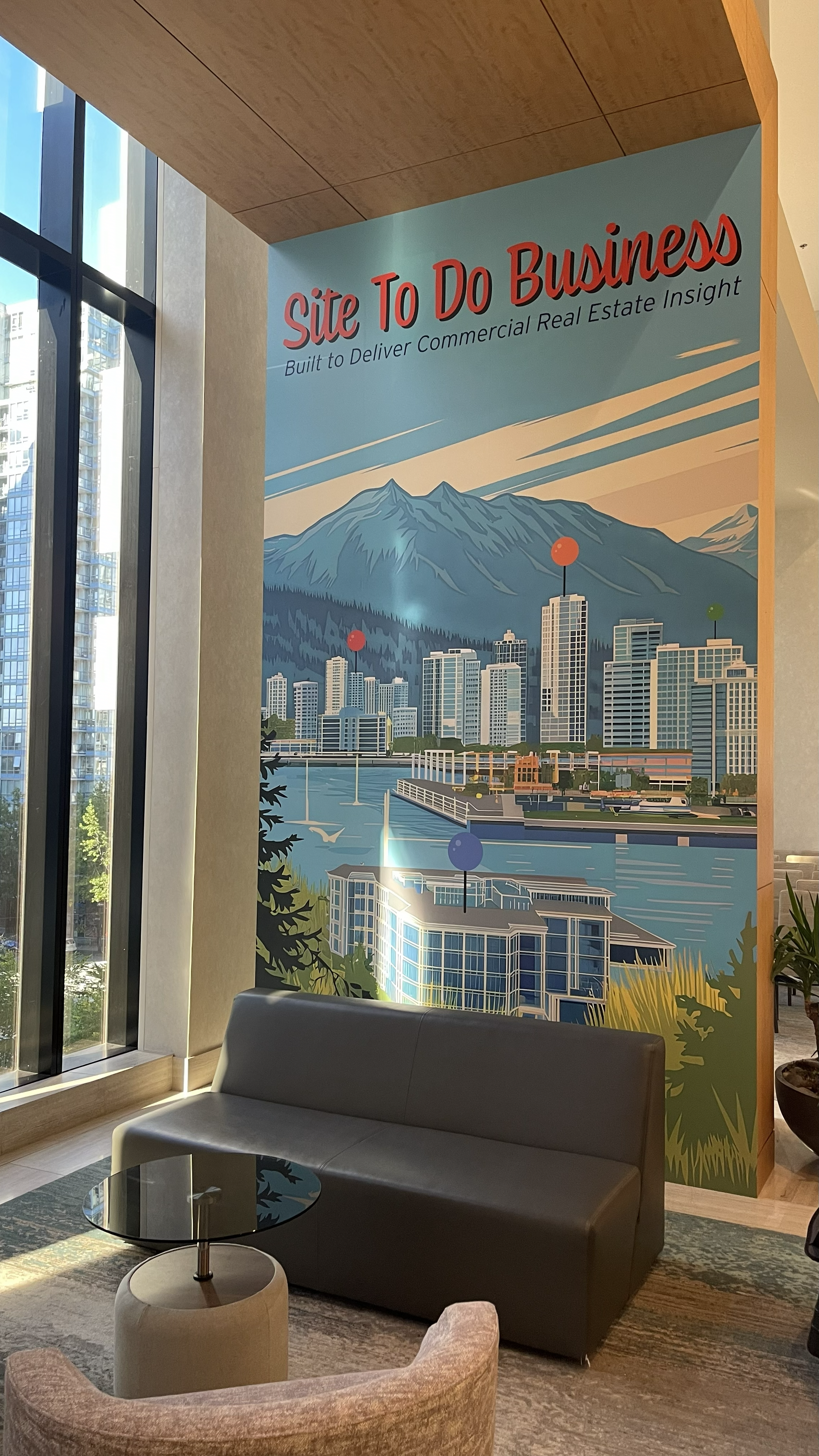 Wall Sign for The CCIM Institute's 2025 Fall Forum in Vancouver, BC