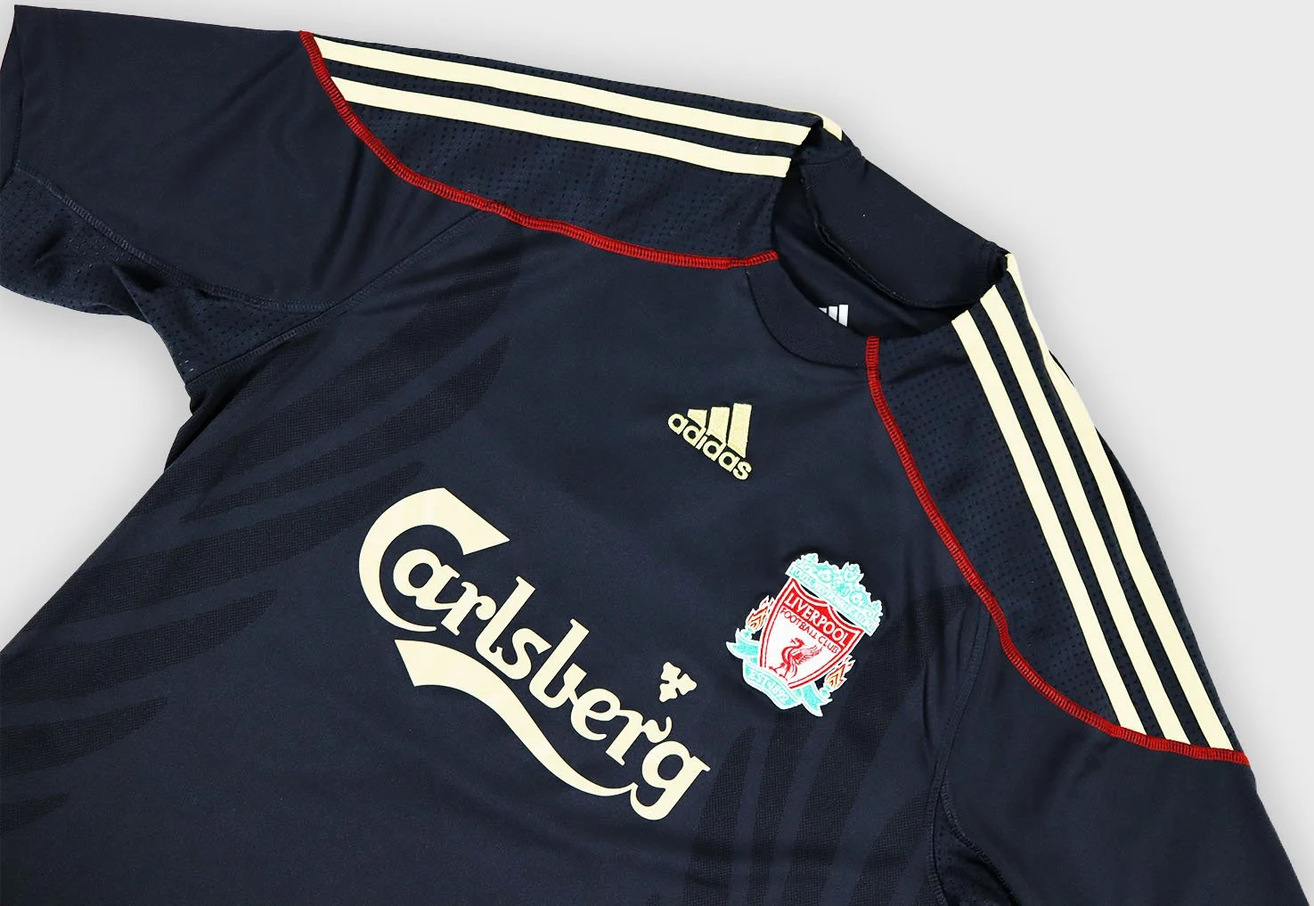 Liverpool 2009 Adidas Torres away jersey detail