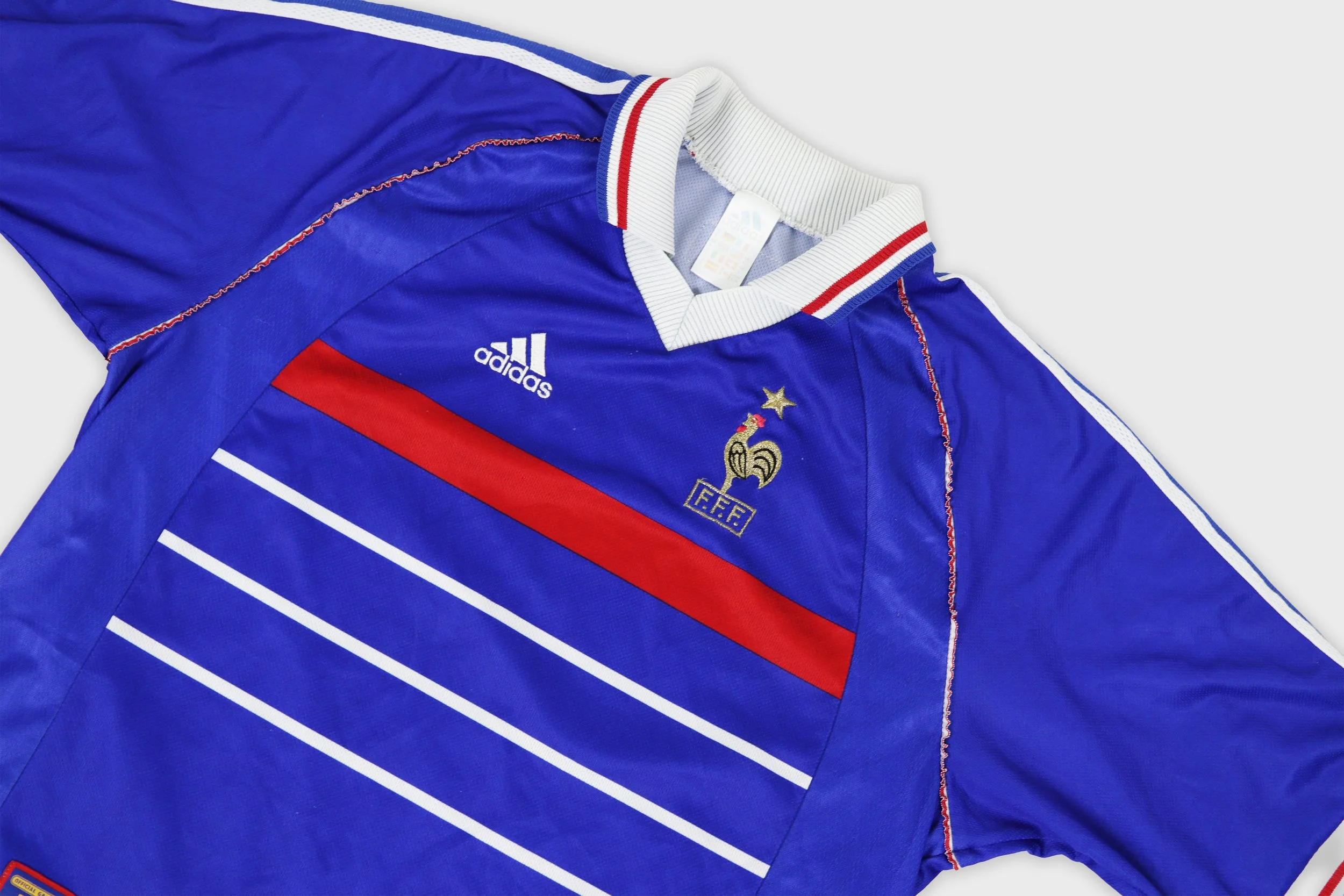 France 1998 Adidas home jersey detail
