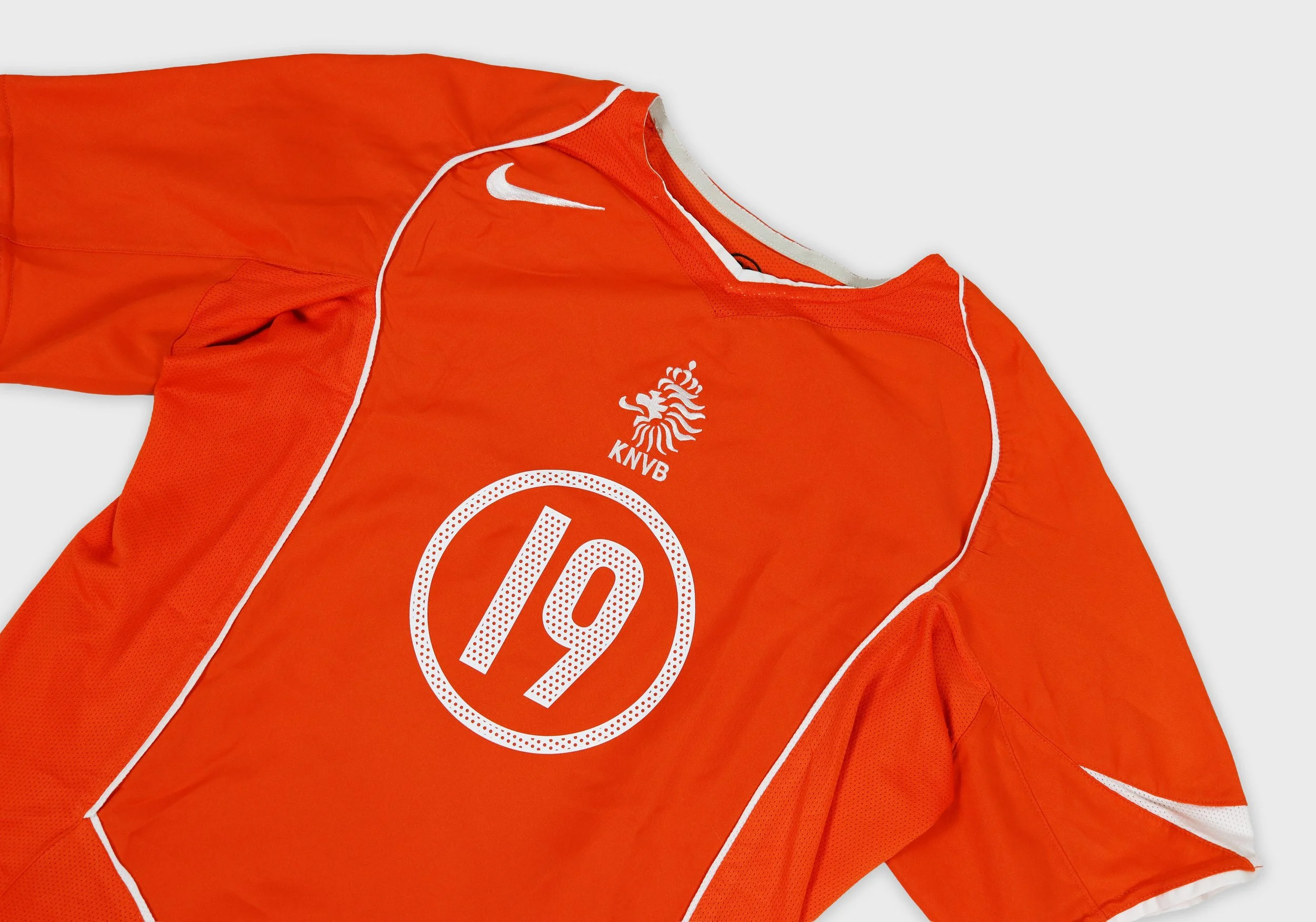 Netherlands 2004 Nike Robben jersey detail