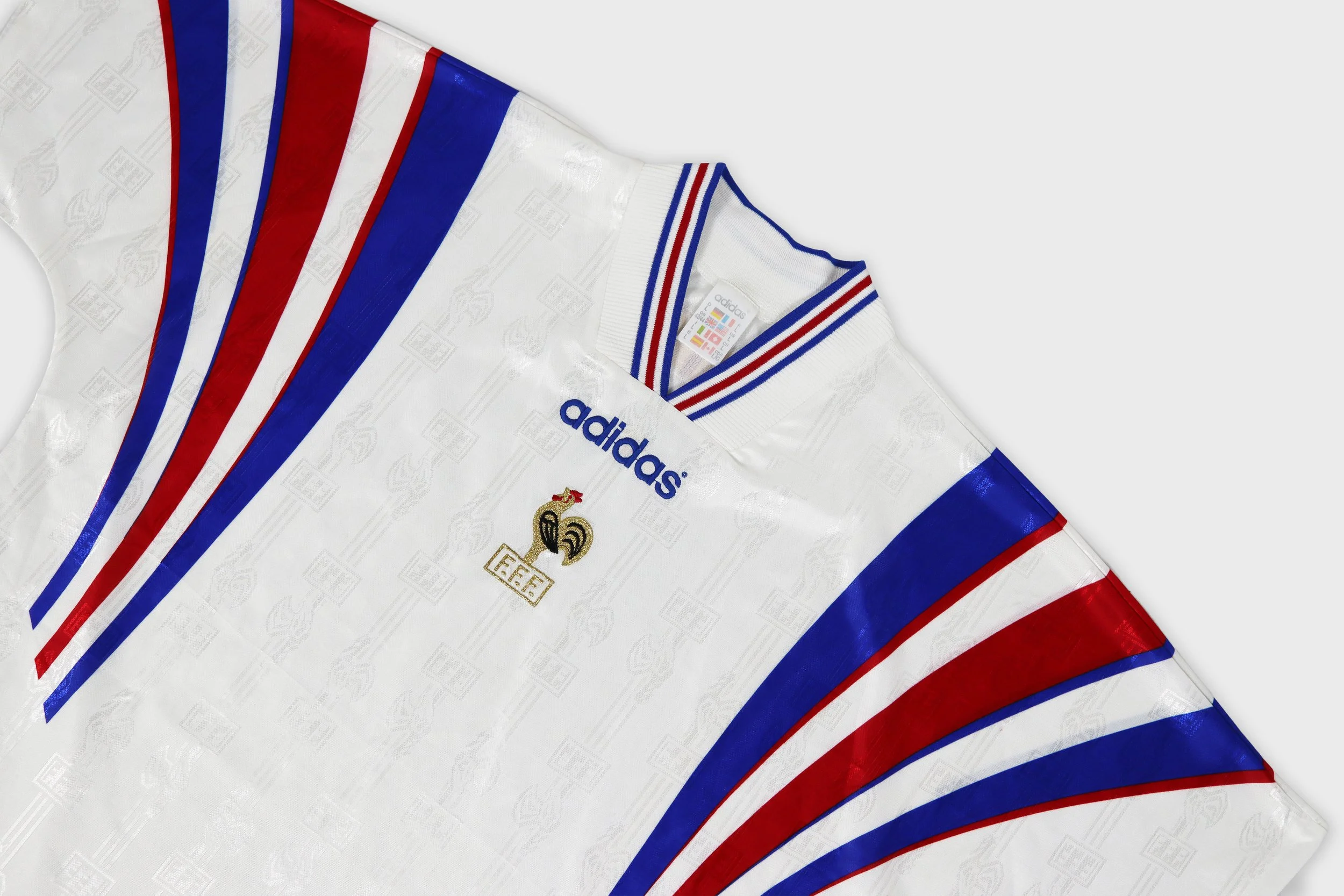 France 1996 Adidas away jersey detail