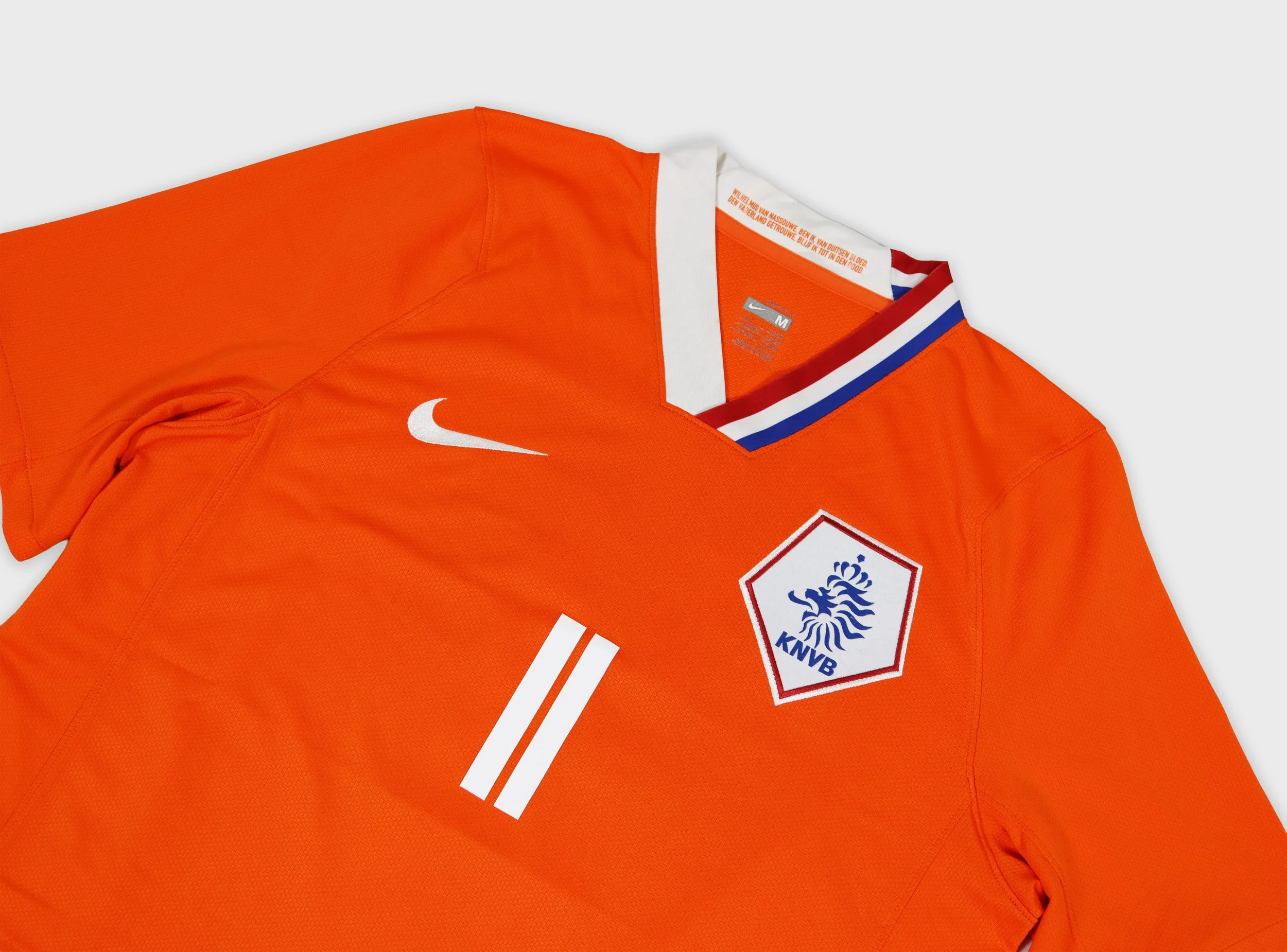 Netherlands 2008 Nike Robben jersey detail