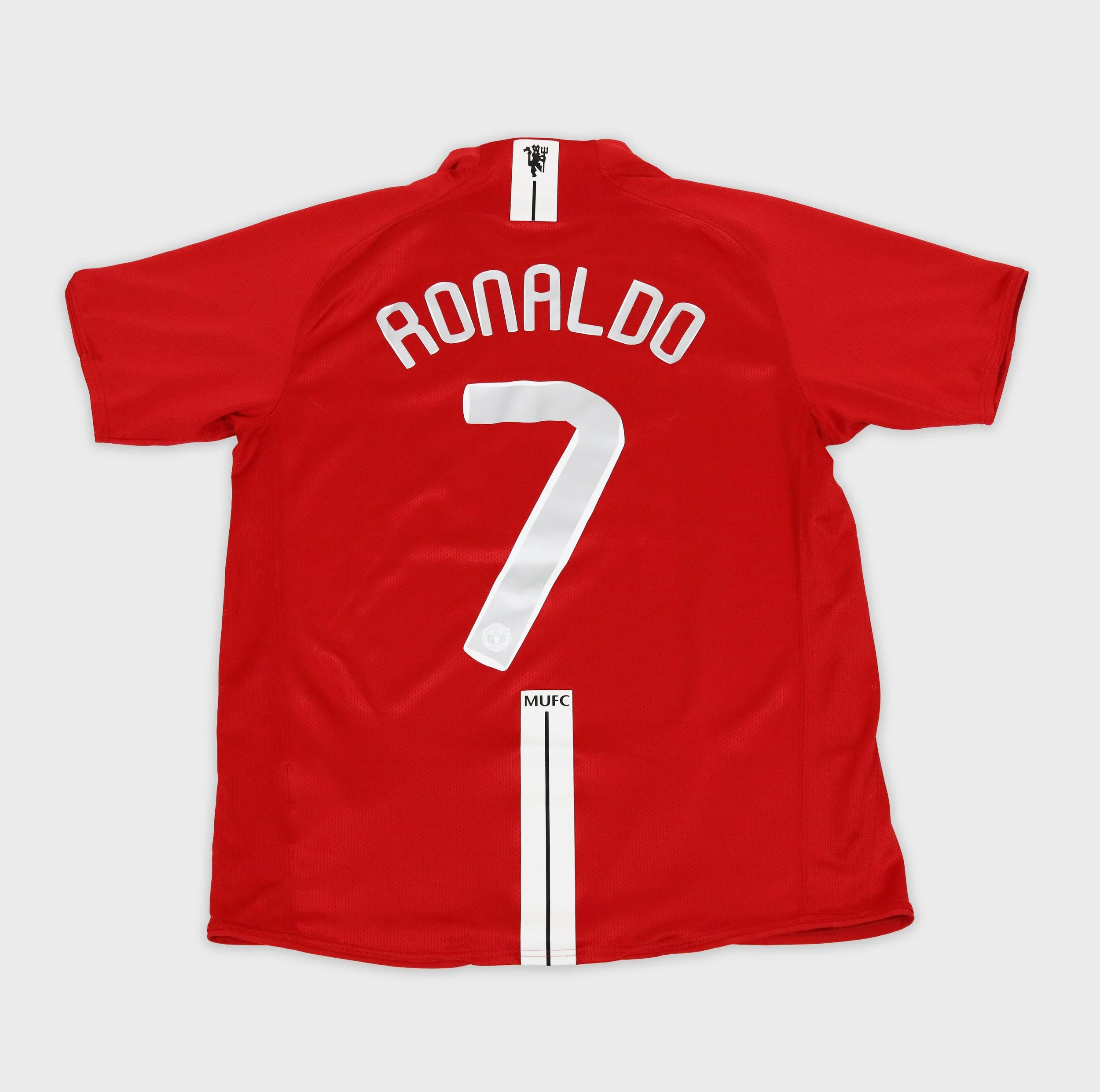 Manchester United 2007 Ronaldo number 7 retro football shirt back