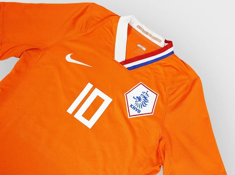 Netherlands 2008 Nike Sneijder jersey detail