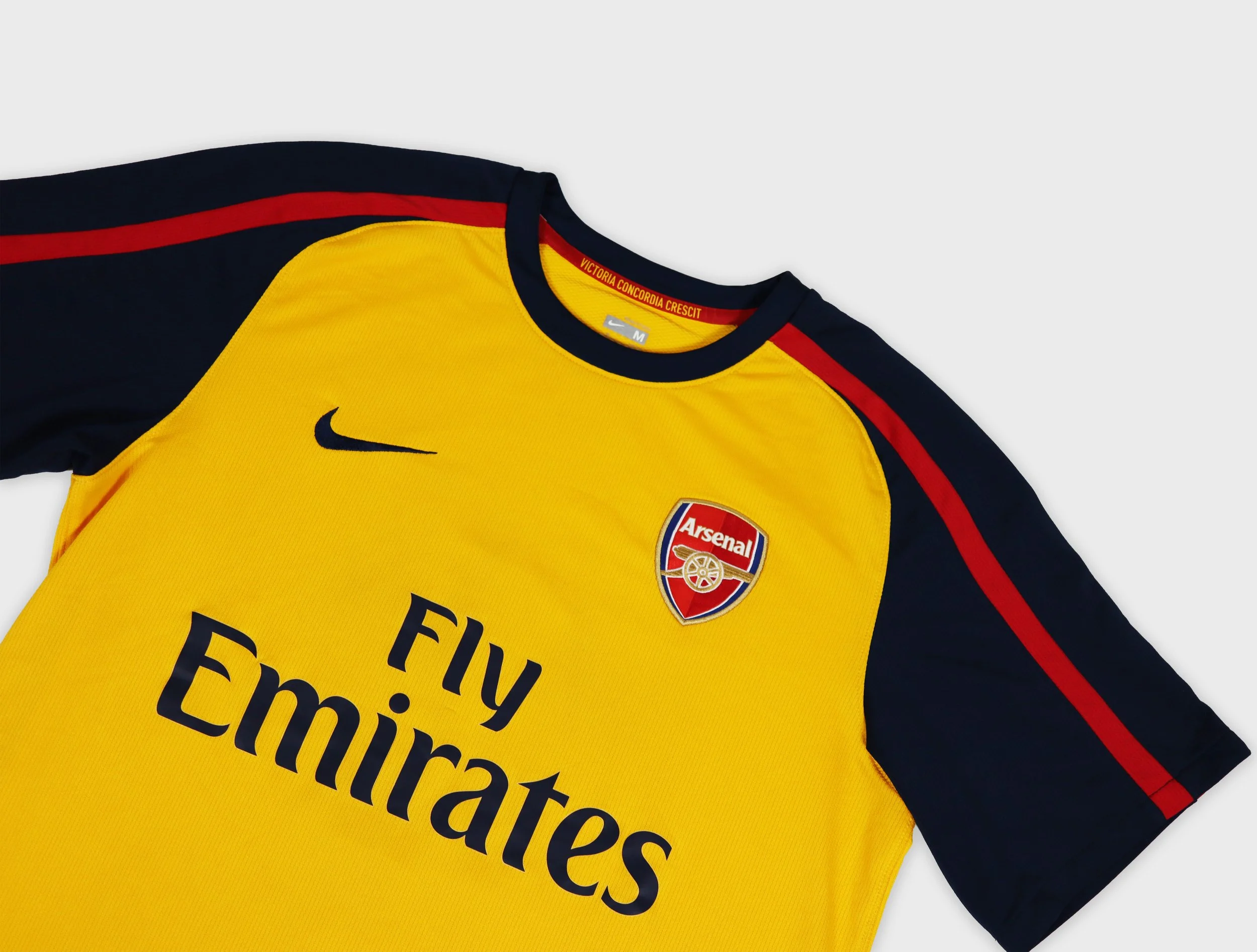 Arsenal 2008 Nike Fabregas away jersey detail