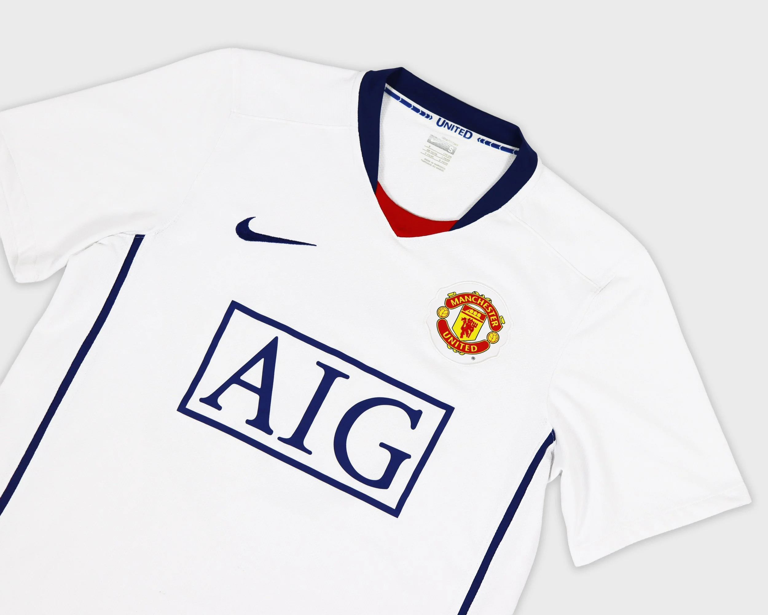 Manchester United 2008 Nike Ronaldo away jersey detail