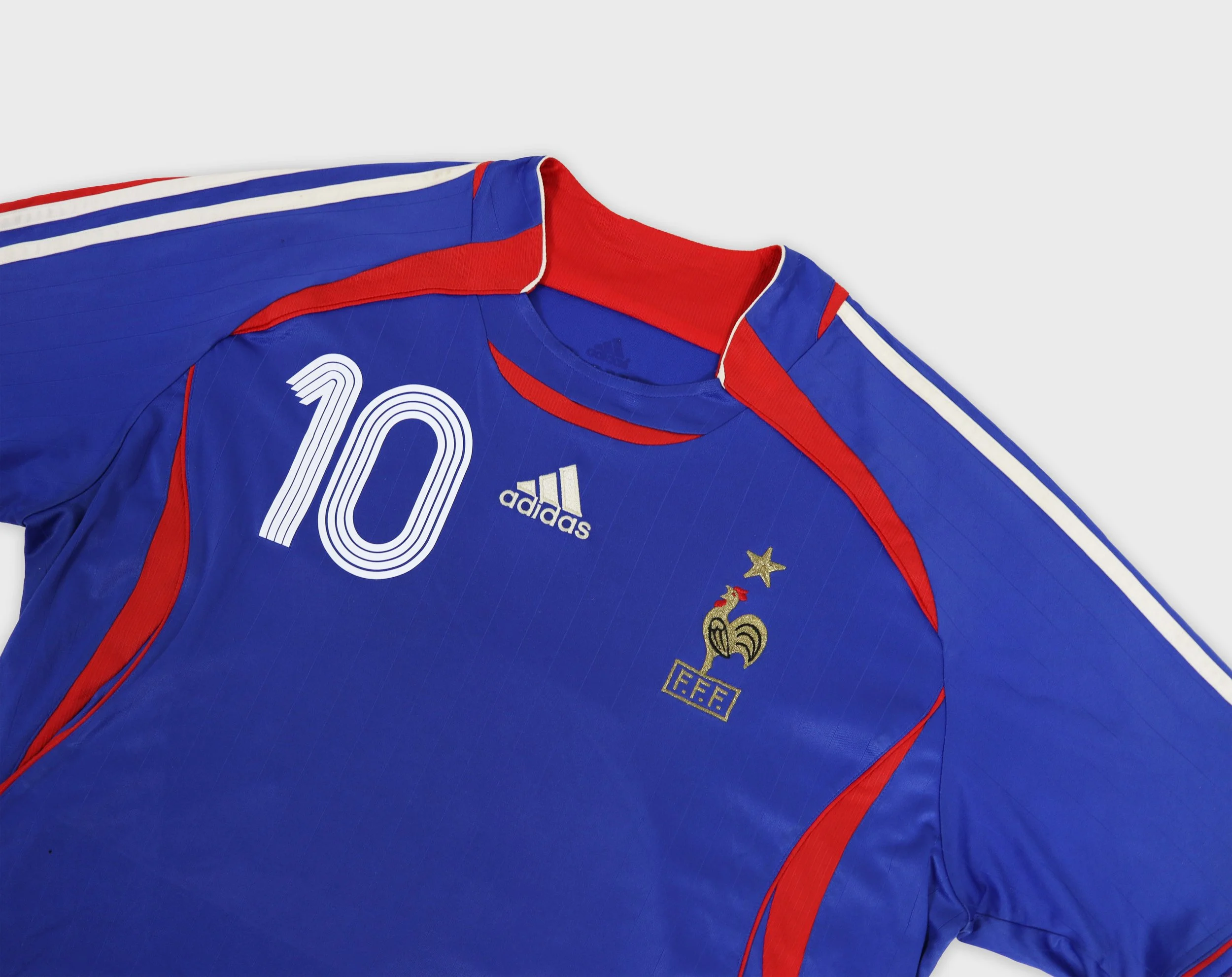 France 2006 Zidane Adidas World Cup jersey detail