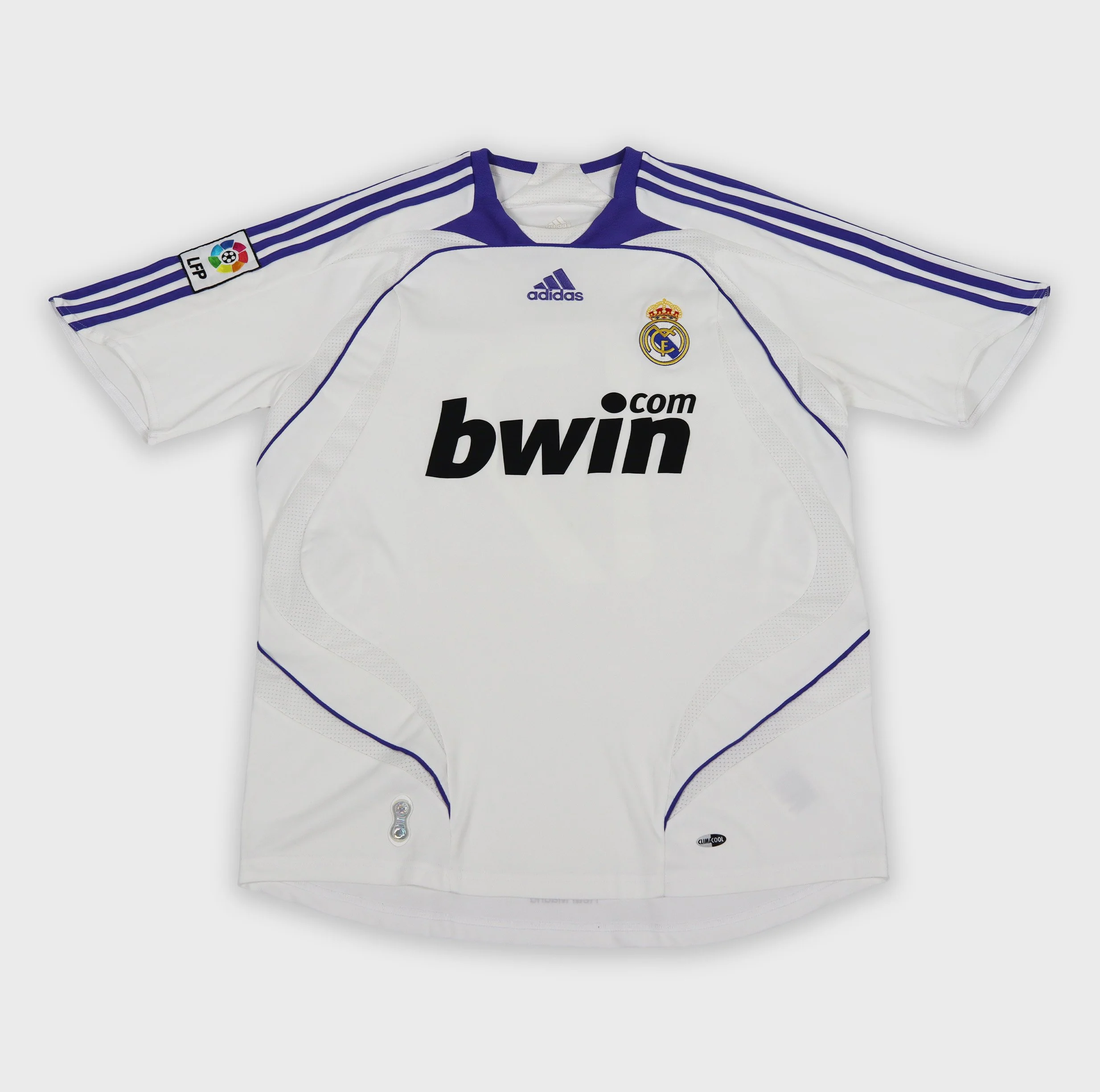 Real Madrid 2007 Van Nistelrooy retro football shirt front