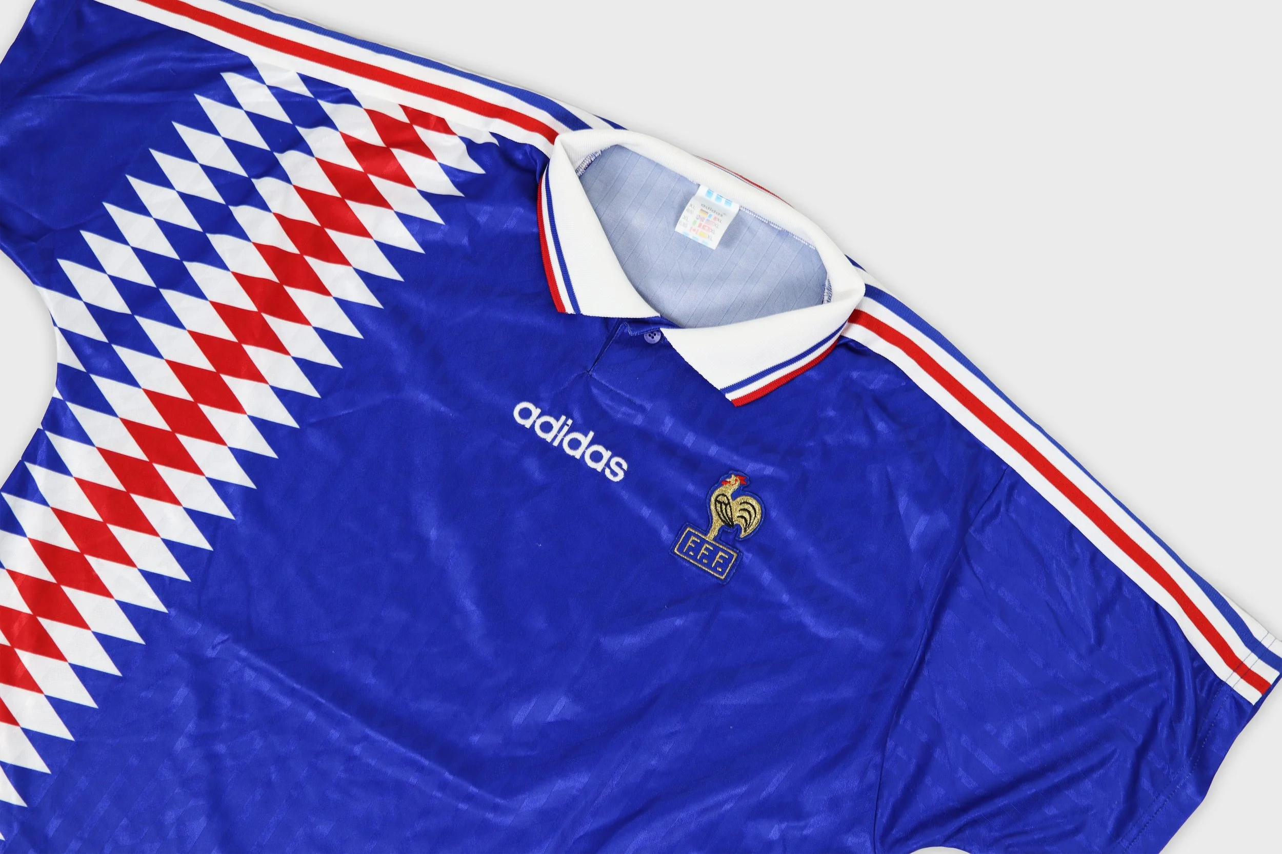 France 1994 Adidas home jersey detail