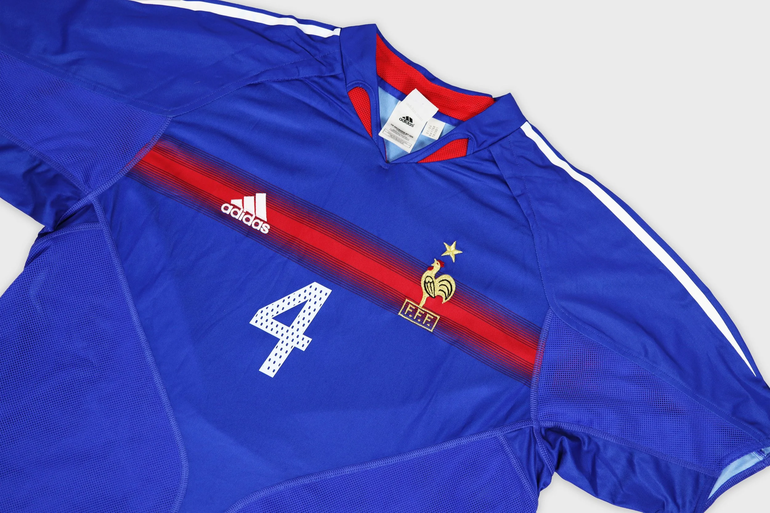 France 2004 Adidas Vieira jersey detail