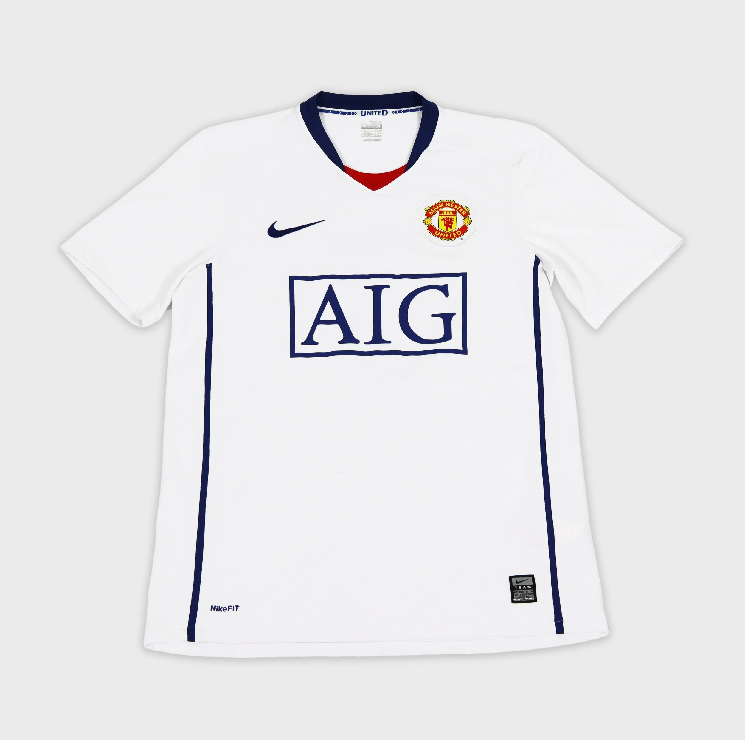 Manchester United 2008 Ronaldo away retro football shirt front